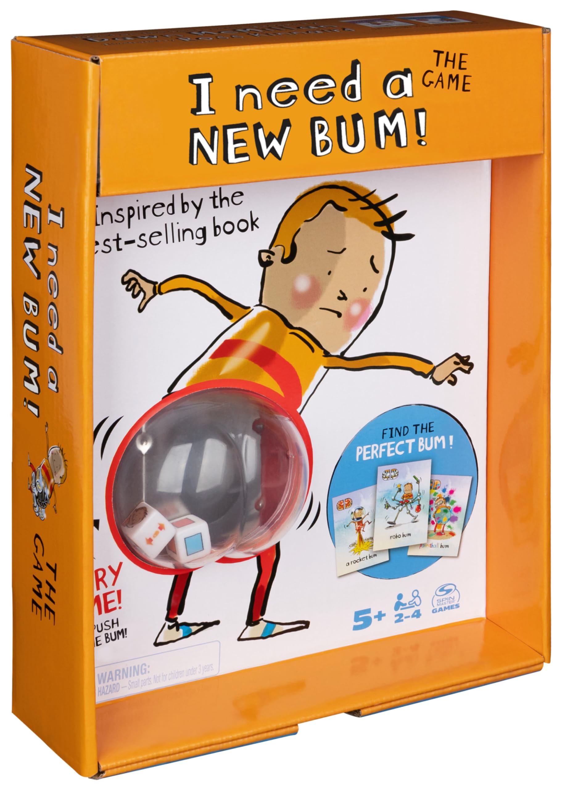 Spin Master Games I Need a New Bum! The Game - Card Board Game Based on the Book 4