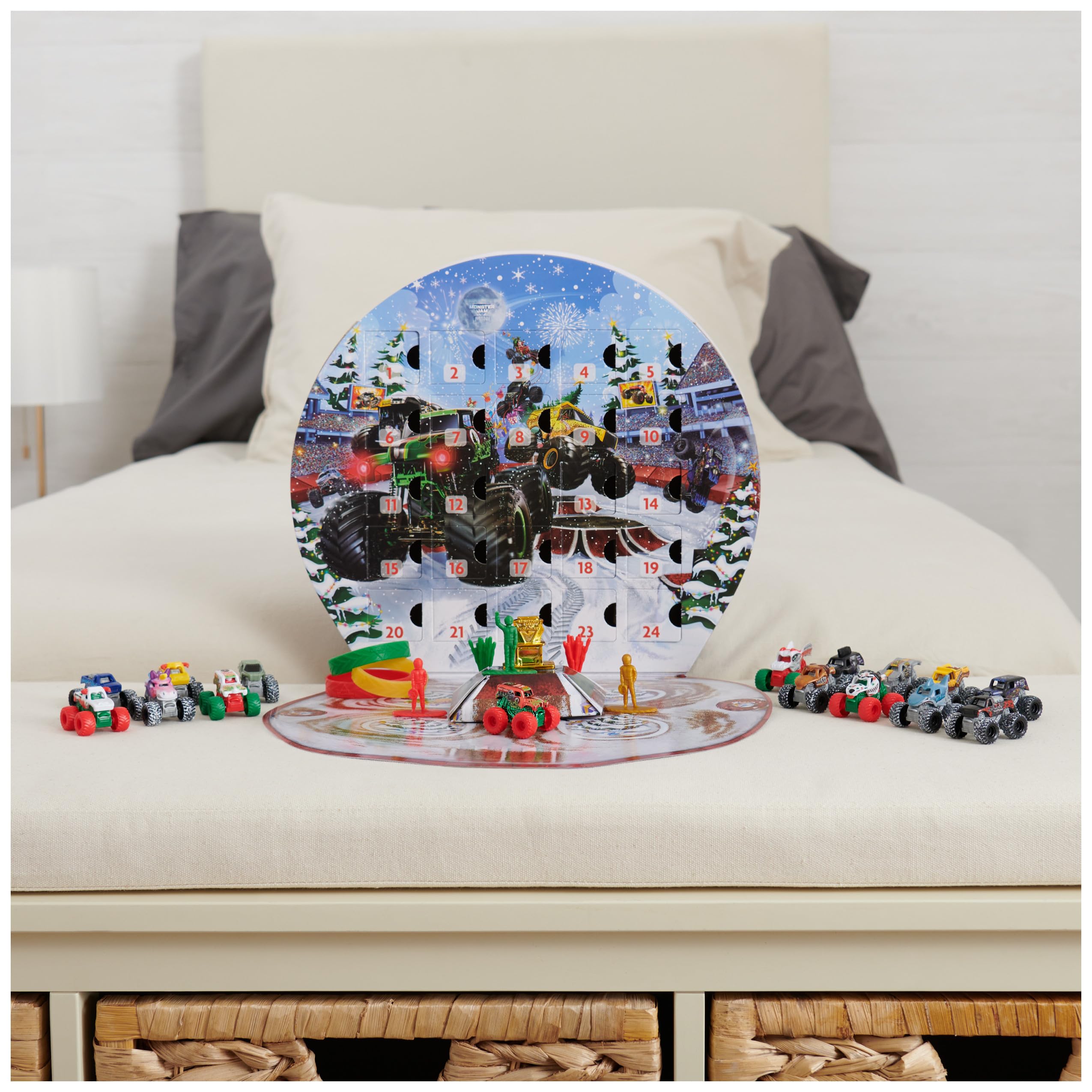 Monster Jam Mini Christmas Advent Calendar - 24 Days of Monster Trucks & Accessories 13