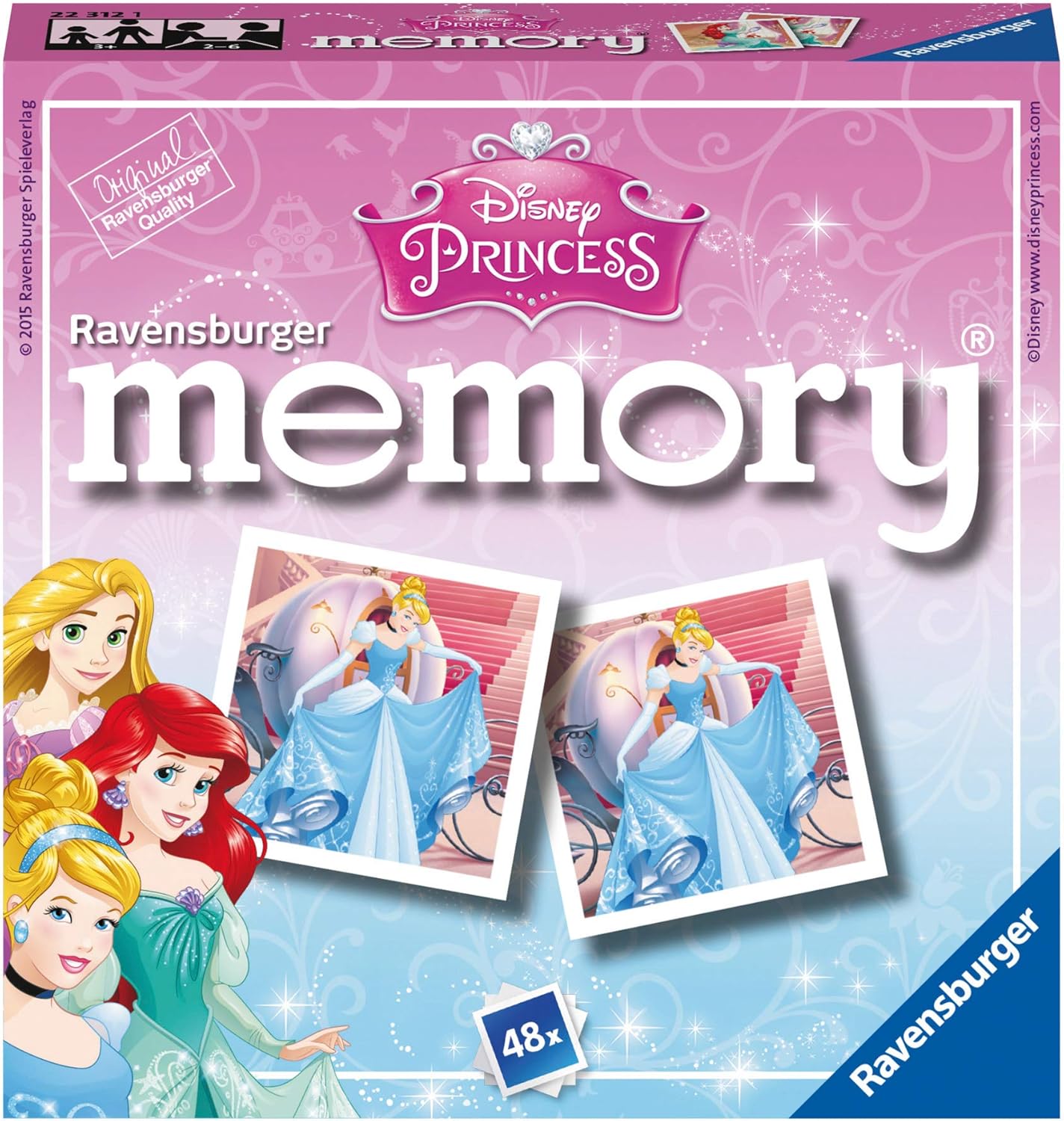 Ravensburger Disney Princess Mini Memory Matching Card Game 5