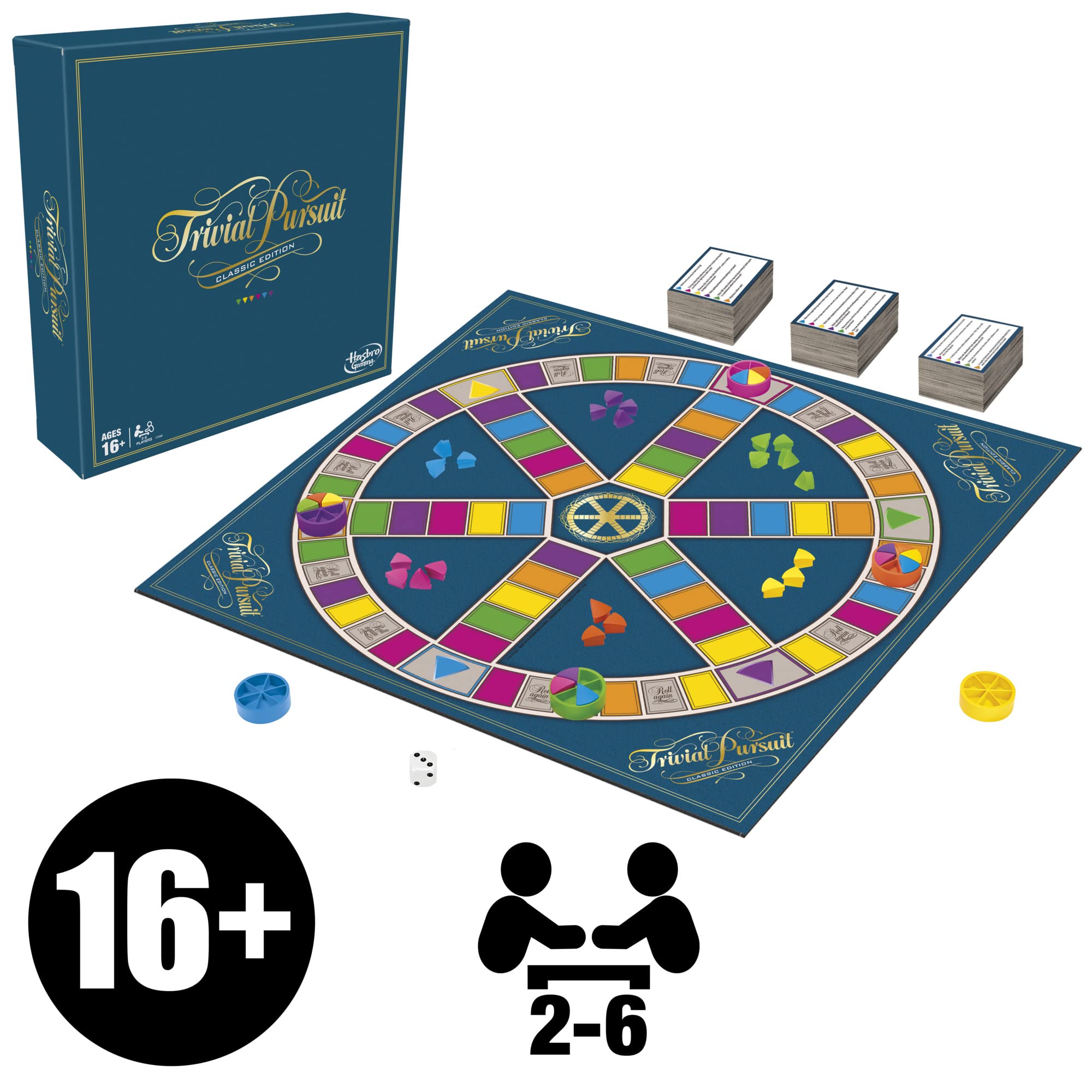 Hasbro Trivial Pursuit Classic Edition Board Game 5