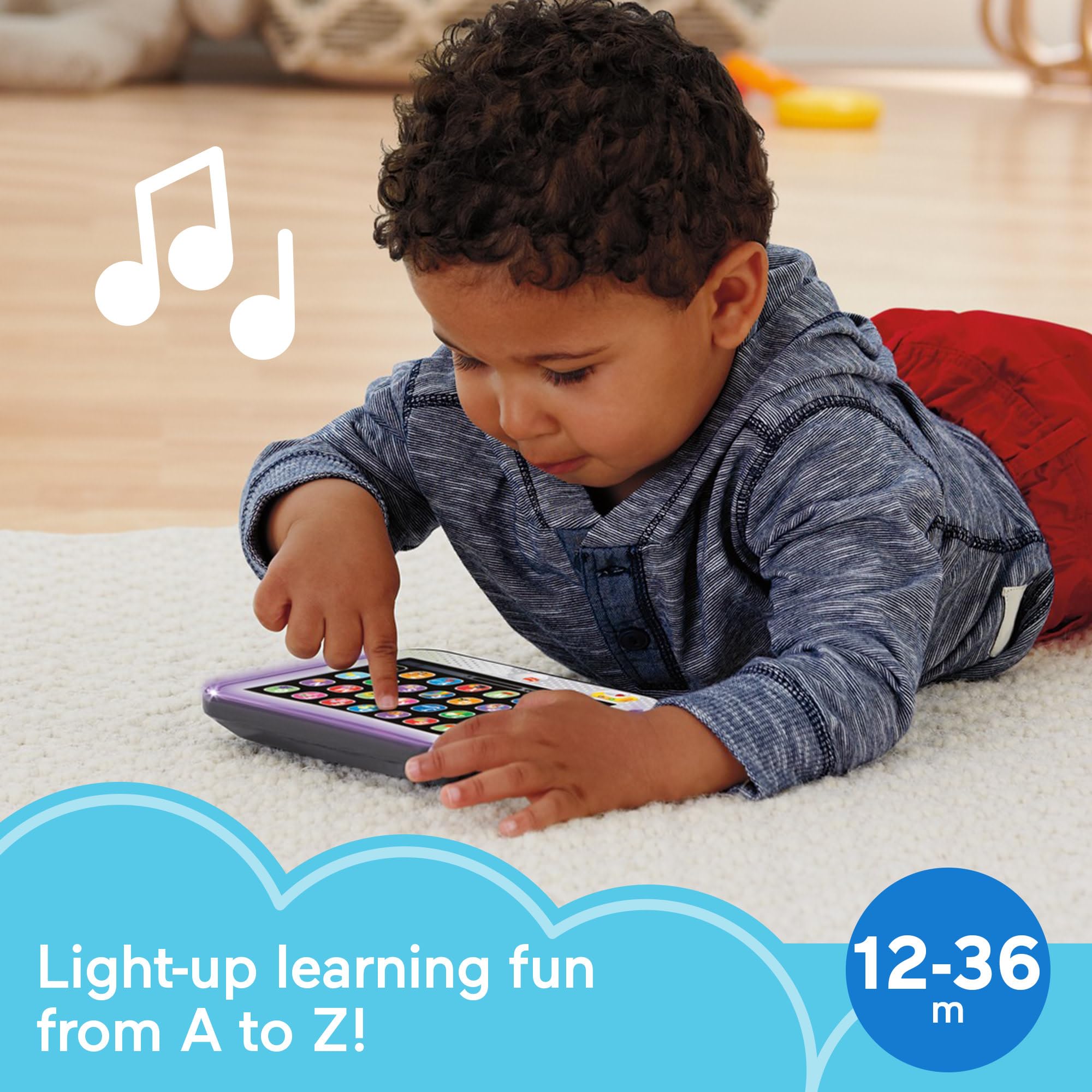 Fisher-Price Laugh & Learn Smart Stages Tablet - Educational Electronic Learning Toy for Toddlers 12 Months+ 5