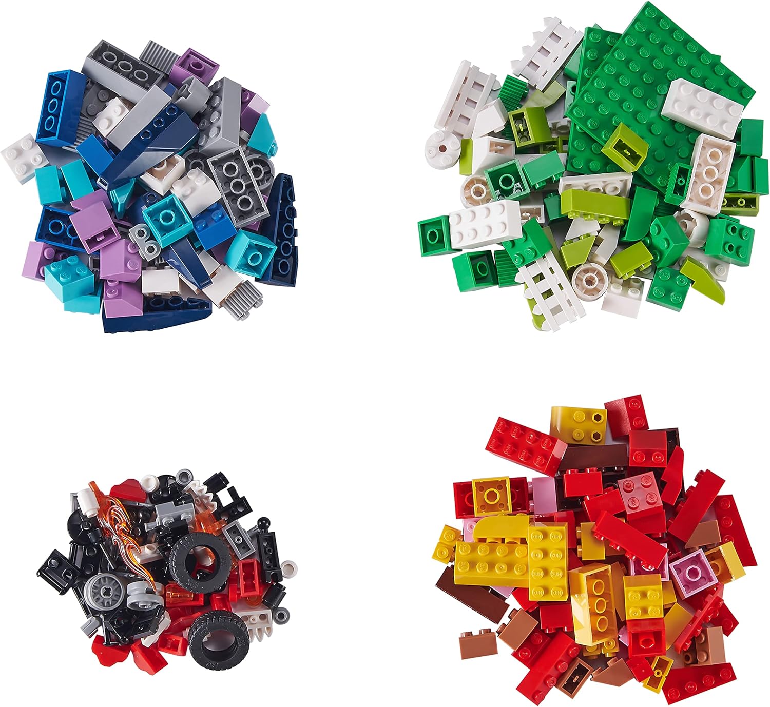 ZURU MAX Build More Building Bricks Value Set - 253 Pieces with 2 Baseplates & 8 Surprise Figurines 8