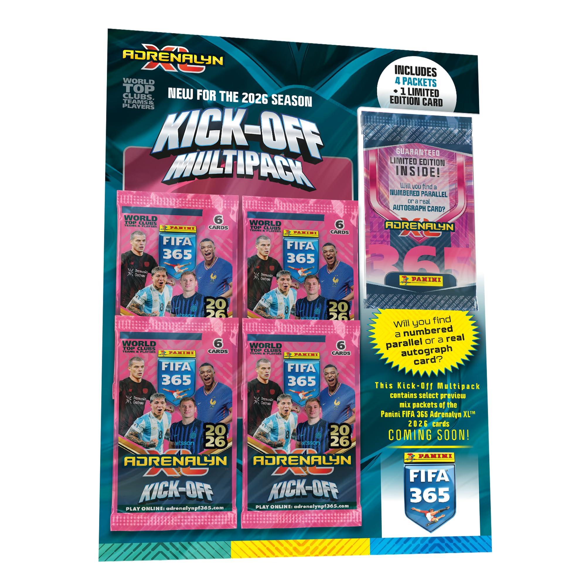 Panini FIFA 365 Adrenalyn XL 2026 Kick-Off Multipack