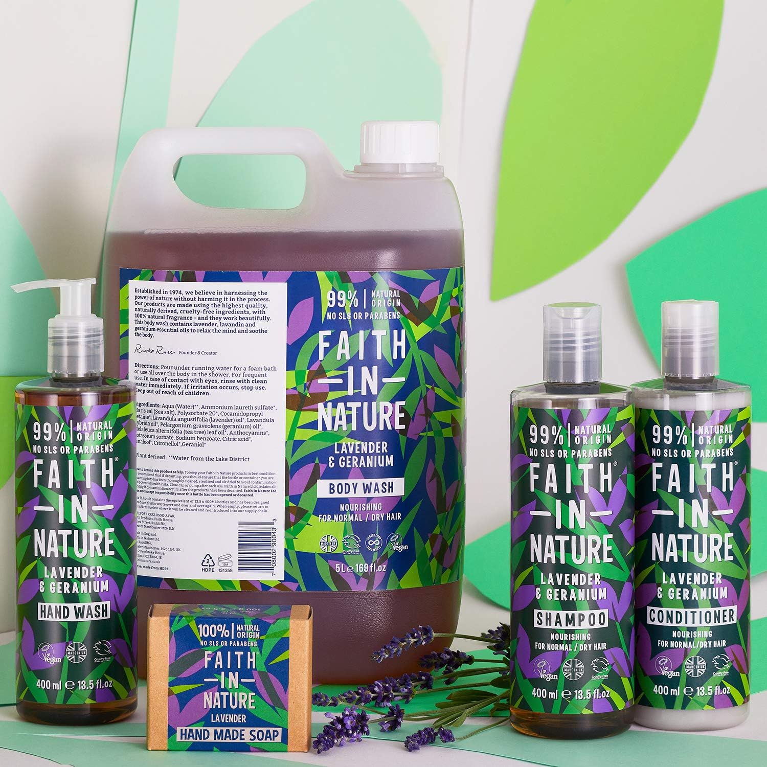 Faith In Nature - Lavender & Geranium Conditioner (400 ml) 7