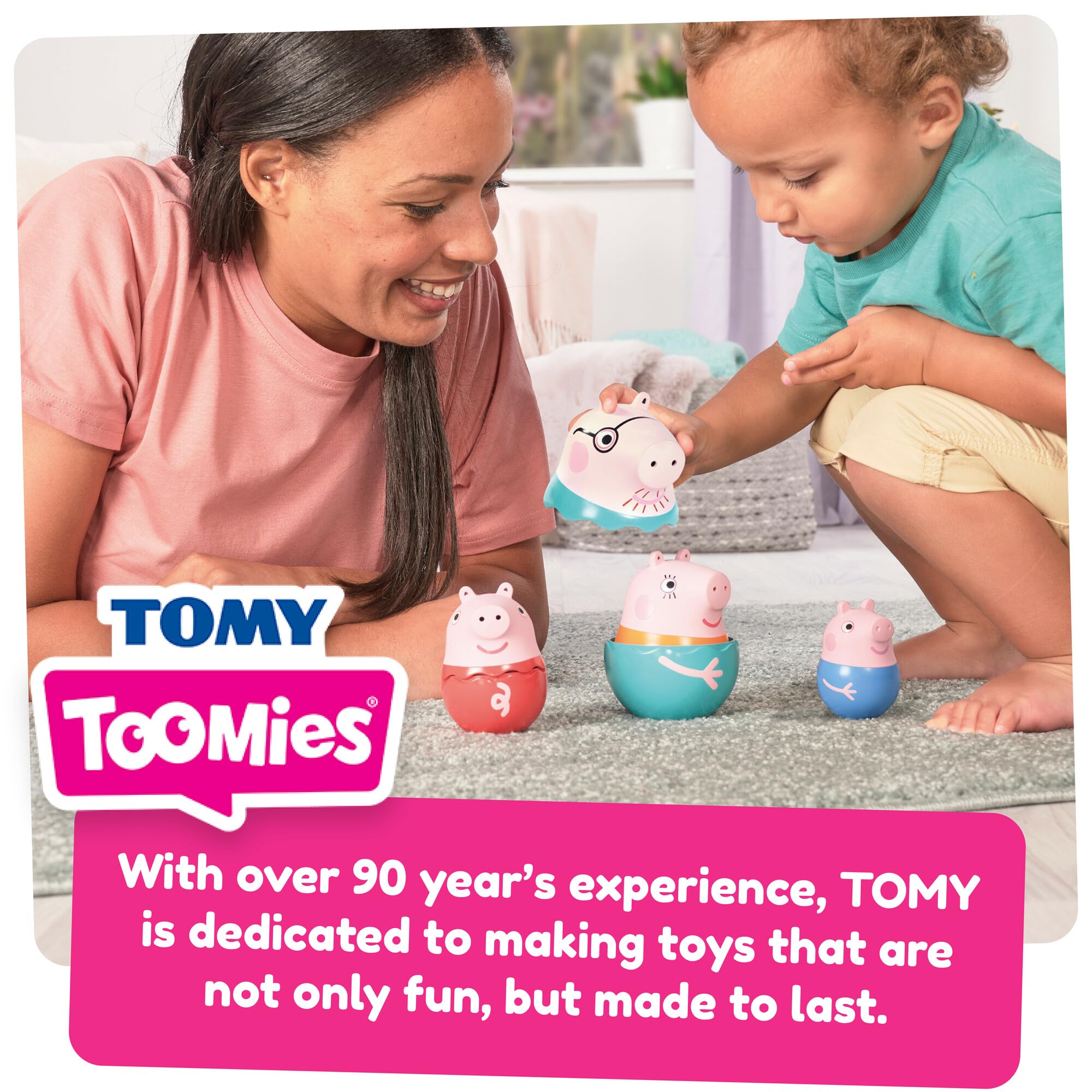 Toomies E73526 Peppa's Nesting Family - Nesting Dolls Puzzle Toy for Toddlers 18M+ 13