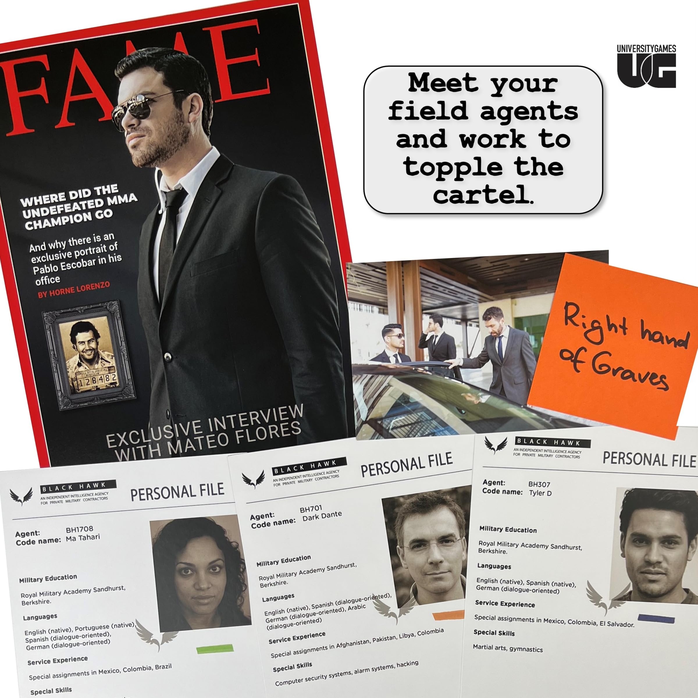 Murder Mystery Party: Mission Black Hawk Live Case File 3