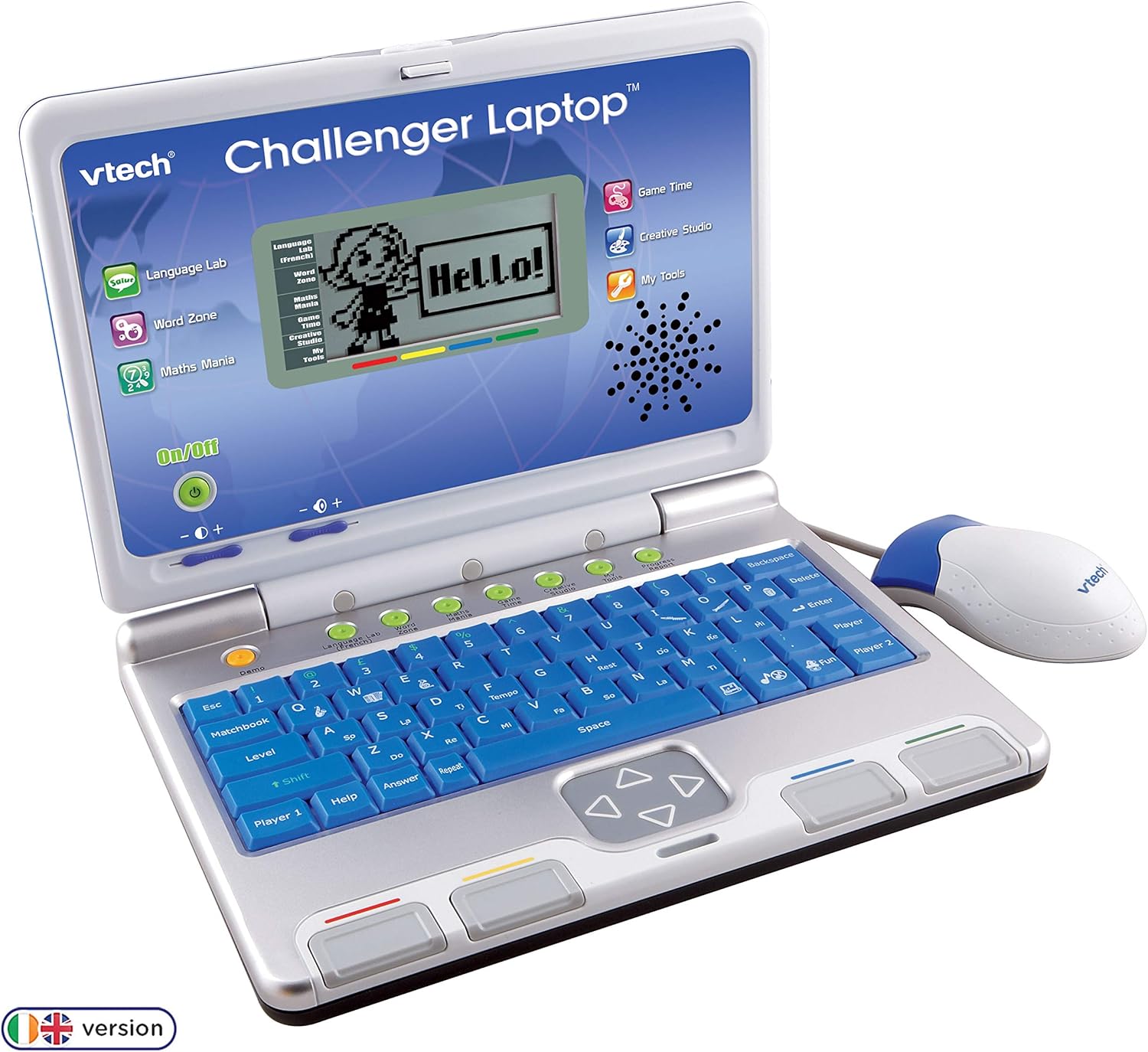 VTech Challenger Laptop - Educational Kids Laptop with 40 Learning Games, 2-Player Mode, QWERTY Keyboard, Ages 3+ 4