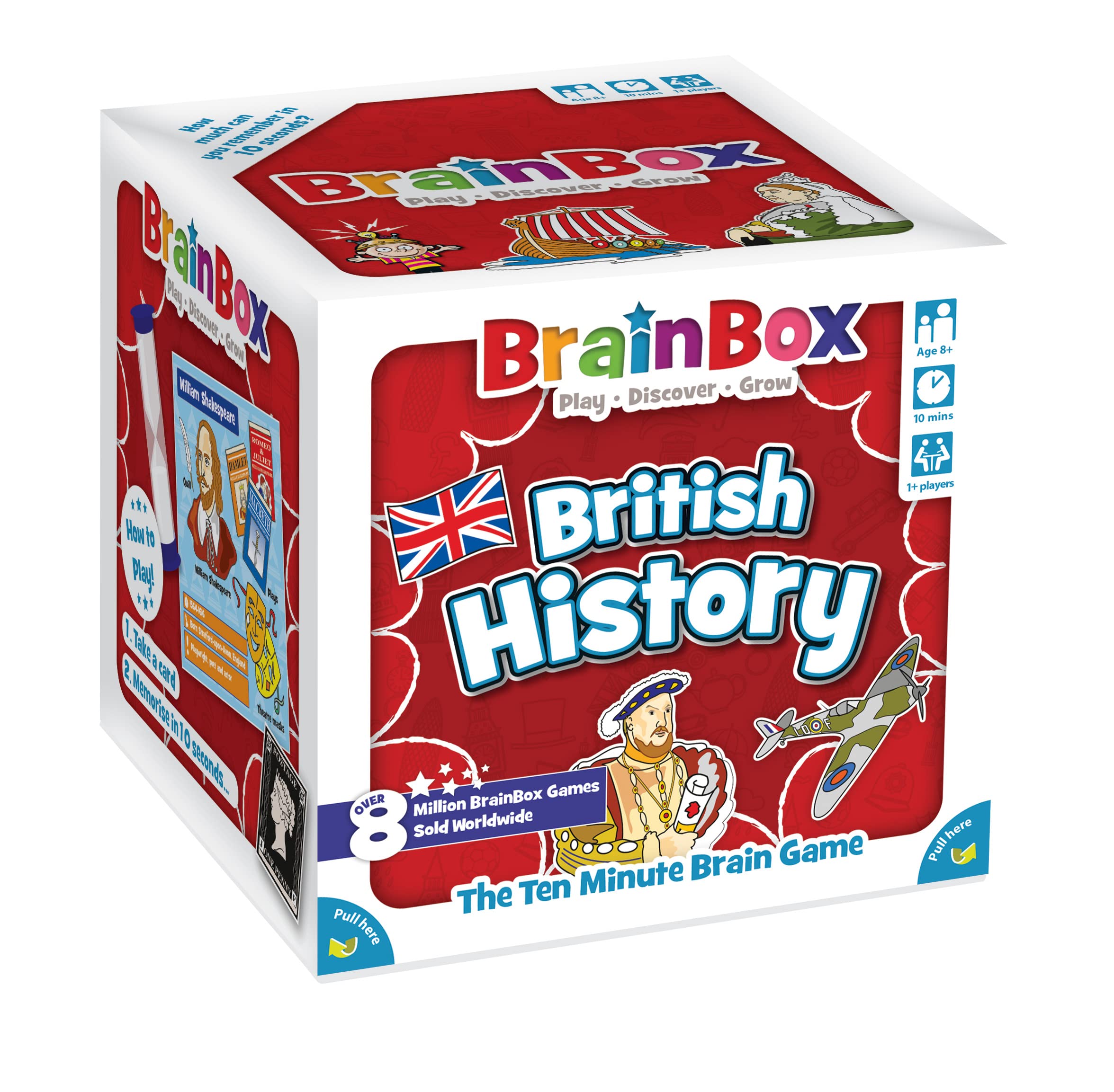Brainbox British History Card Game - 54 Cards, 432 Questions, Ages 8+ 6