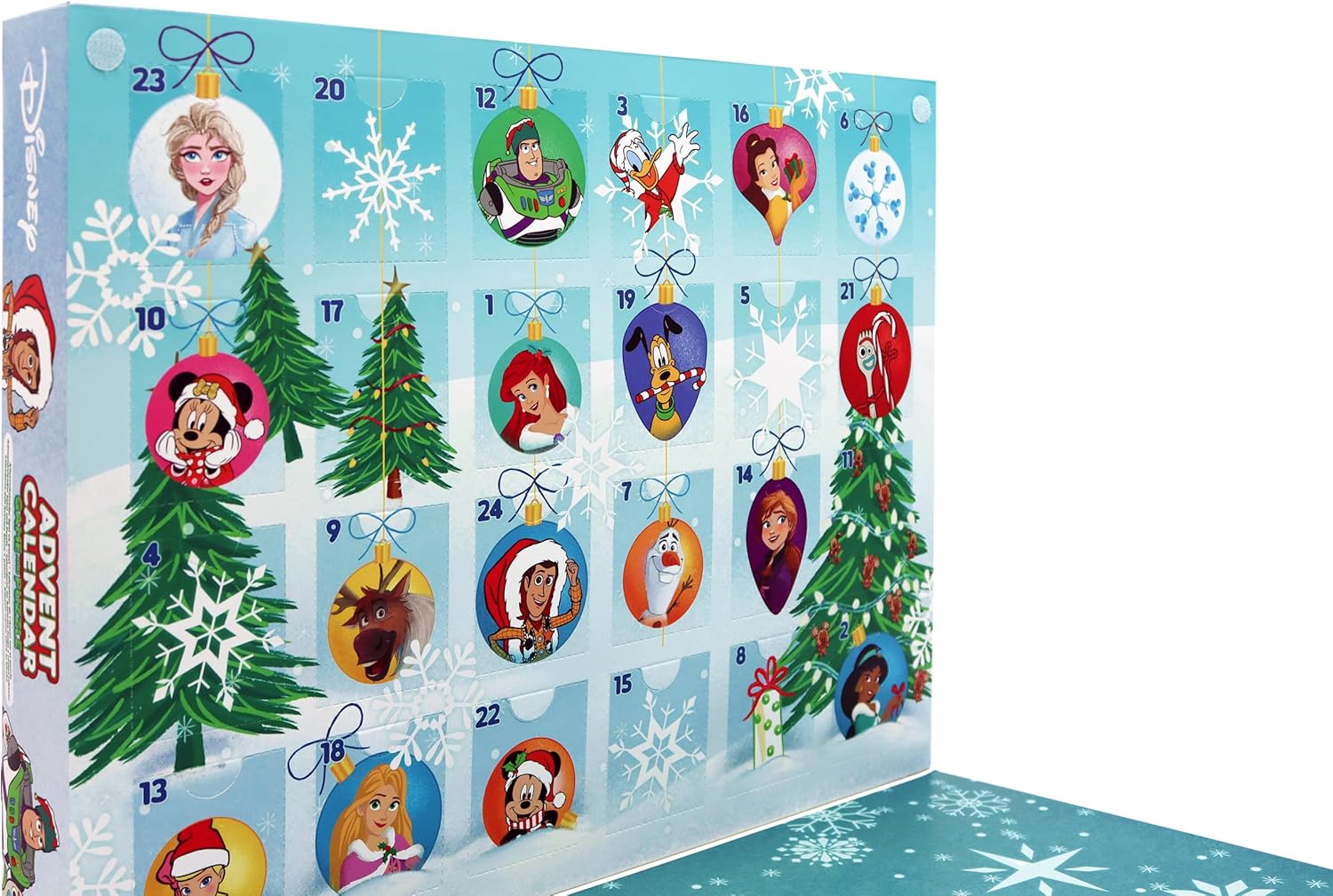 Disney Christmas Advent Calendar Board Game with 16x 3D Characters 3