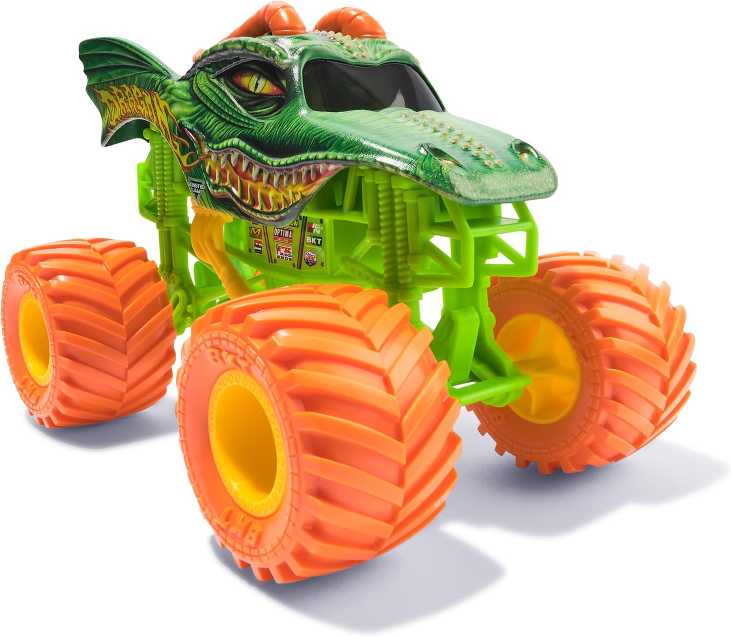 Monster Jam Dragon Monster Truck - 1:24 Scale Die-Cast Vehicle for Kids 3
