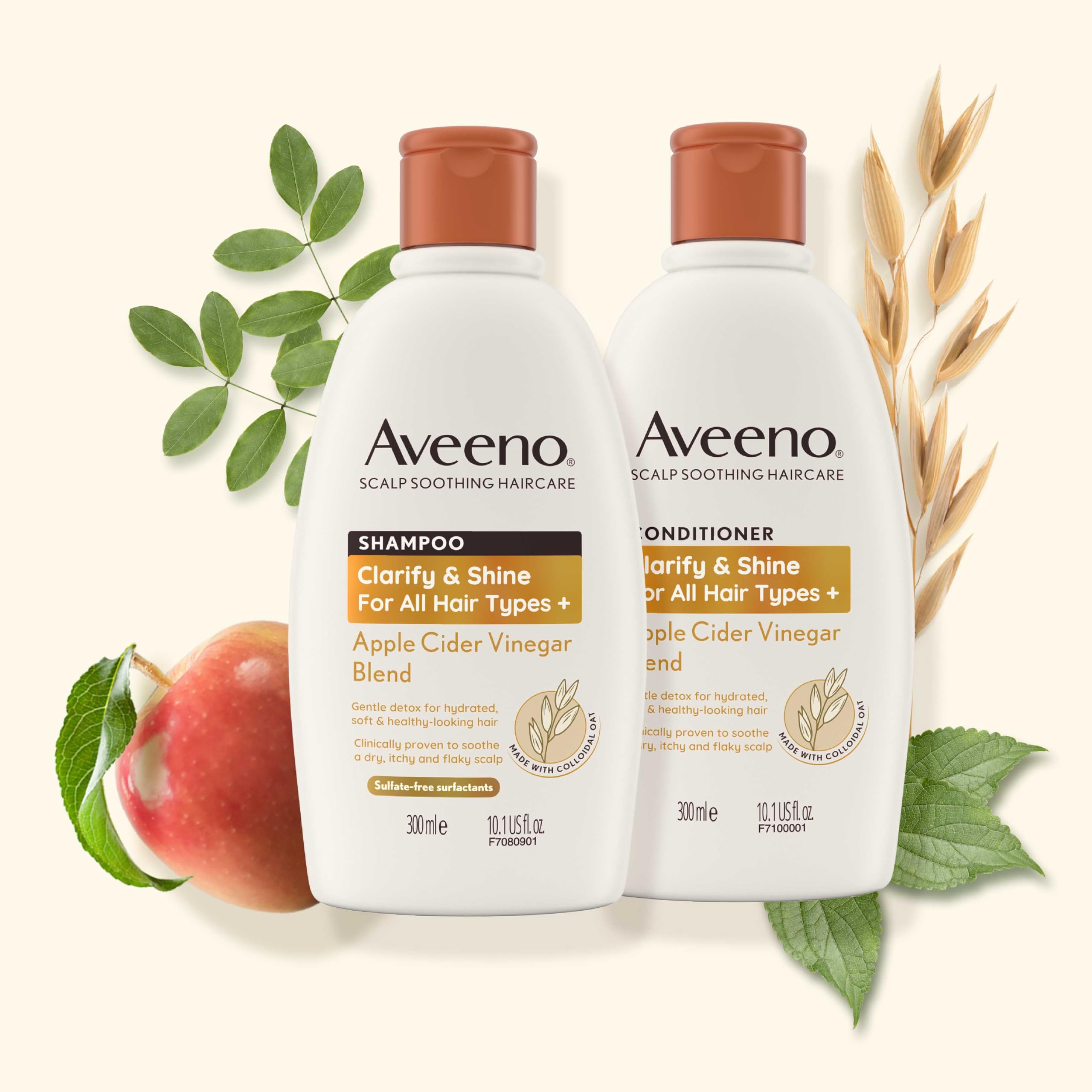 Aveeno - Scalp Soothing Clarify & Shine Shampoo with Apple Cider Vinegar (300 ml) 9