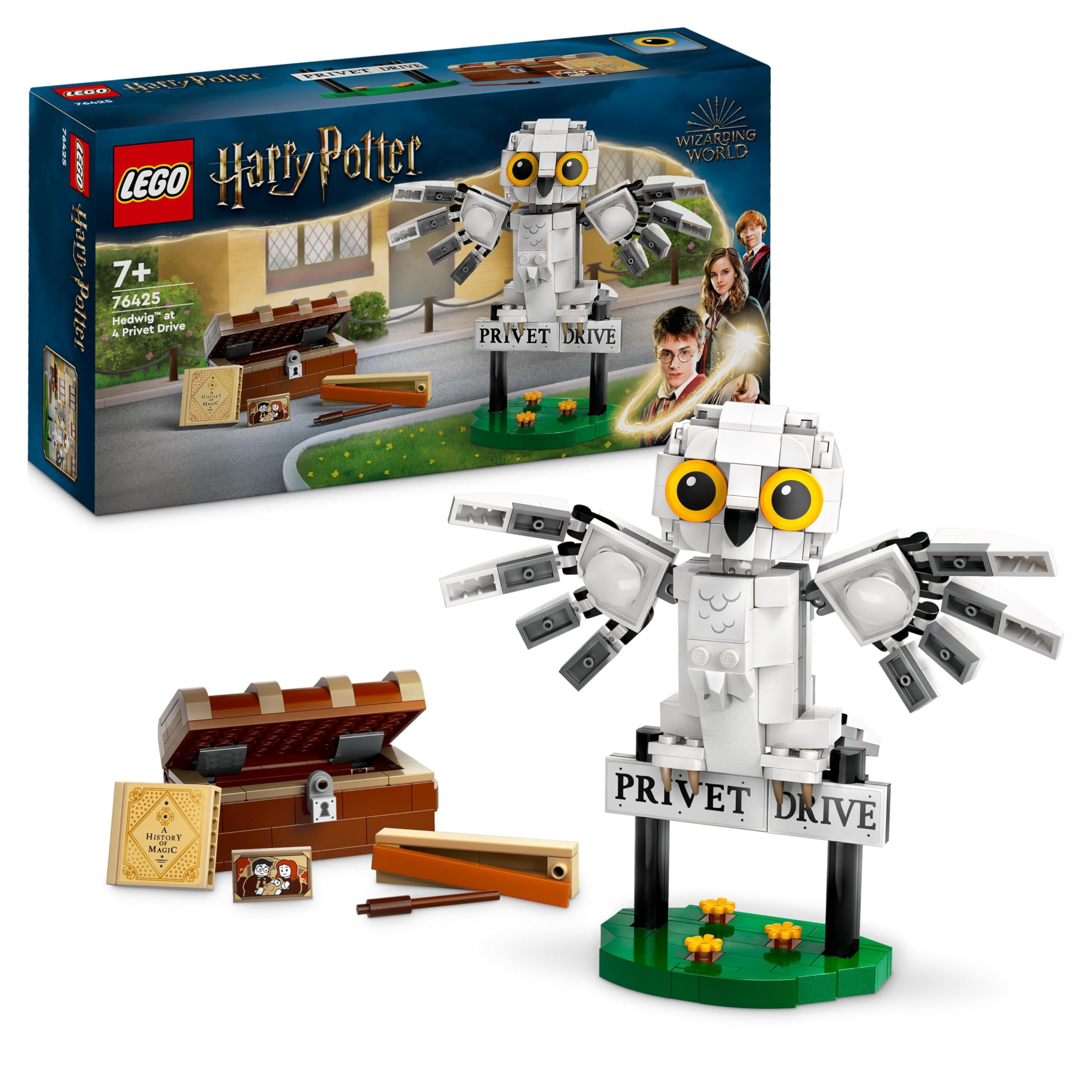 LEGO Harry Potter Hedwig at 4 Privet Drive Building Set | Model 76425 | Ages 7+ 1