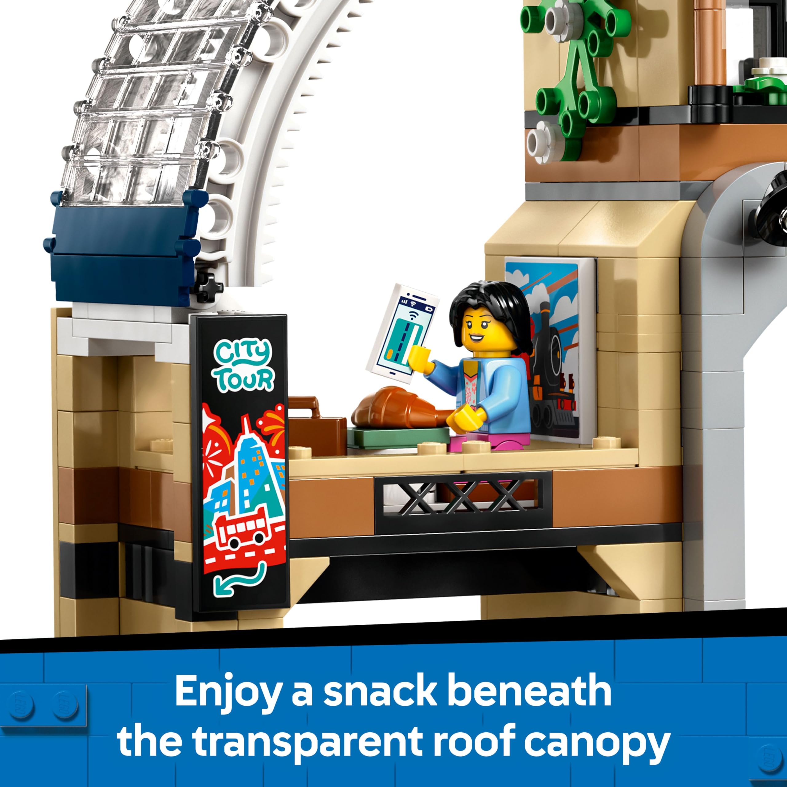 LEGO City Central Train Station Set with Maintenance Vehicle - Building Toy for Kids 7+ 5