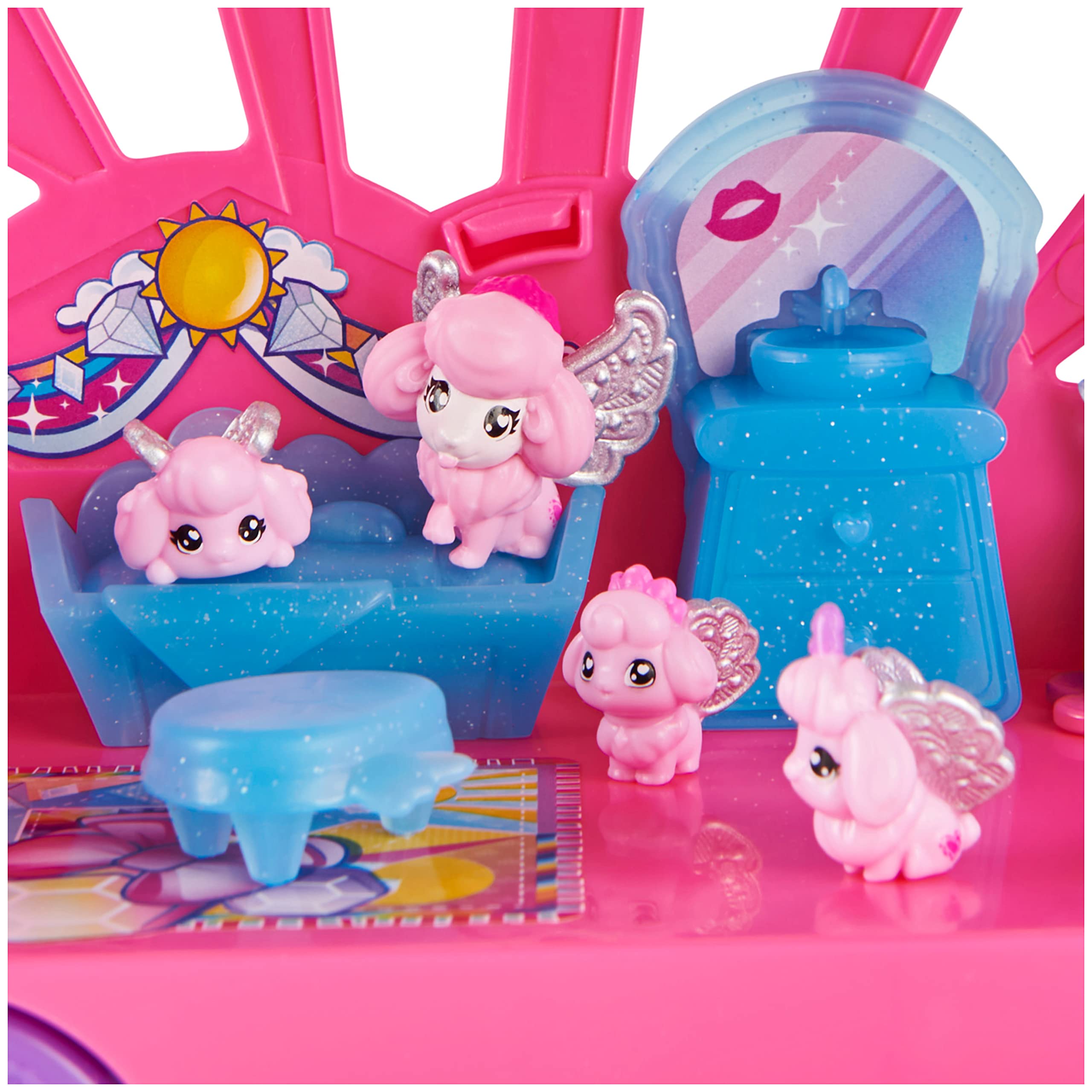 Hatchimals CollEGGtibles Rainbow-cation Camper mit 6 funkelnden Pudeln – ab 5 Jahren 7