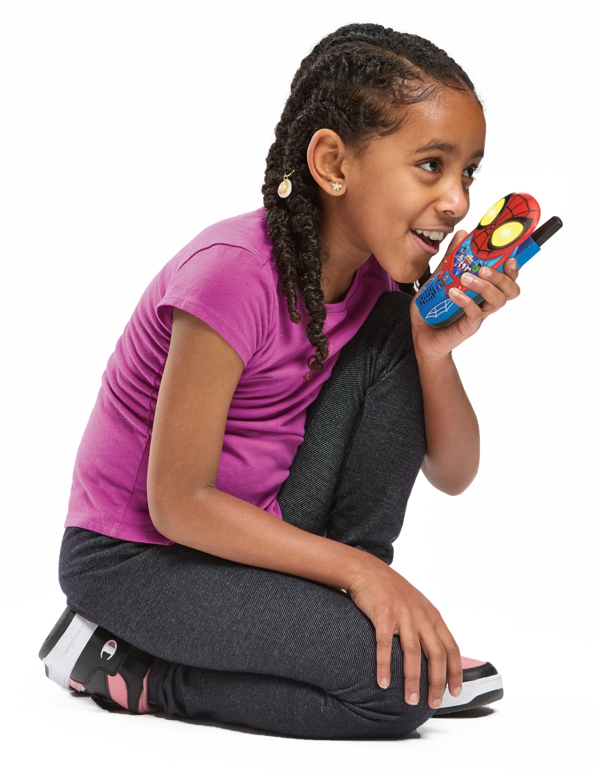 VTech Spidey and His Amazing Friends Spidey-Sense Walkie-Talkies - 500ft Range, Light-Up Eyes, Ages 3-6 6