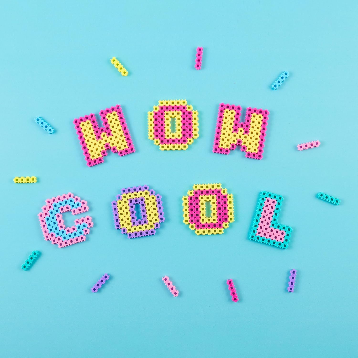 Simbrix Alphabrix Pack - 350+ Brix Creative Building STEM Arts & Crafts Toy for Kids 4