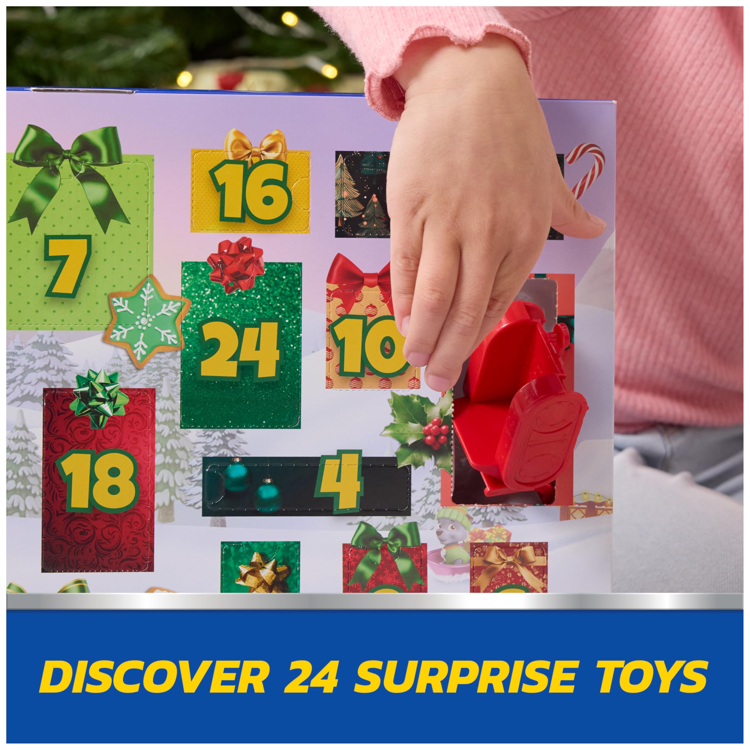 PAW Patrol Advent Calendar 2025 - Christmas Episode Special with 24 Toys & Vehicles 4