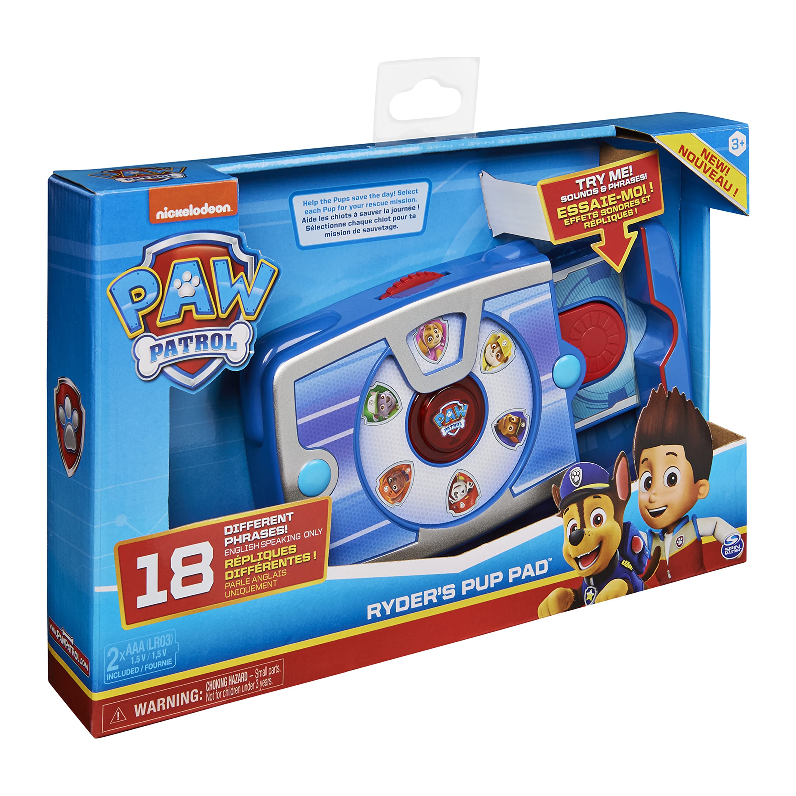 Paw Patrol Ryder's Interactive Pup Pad - Electronic Role Play Toy with Lights & Sounds for Kids 3+ 8