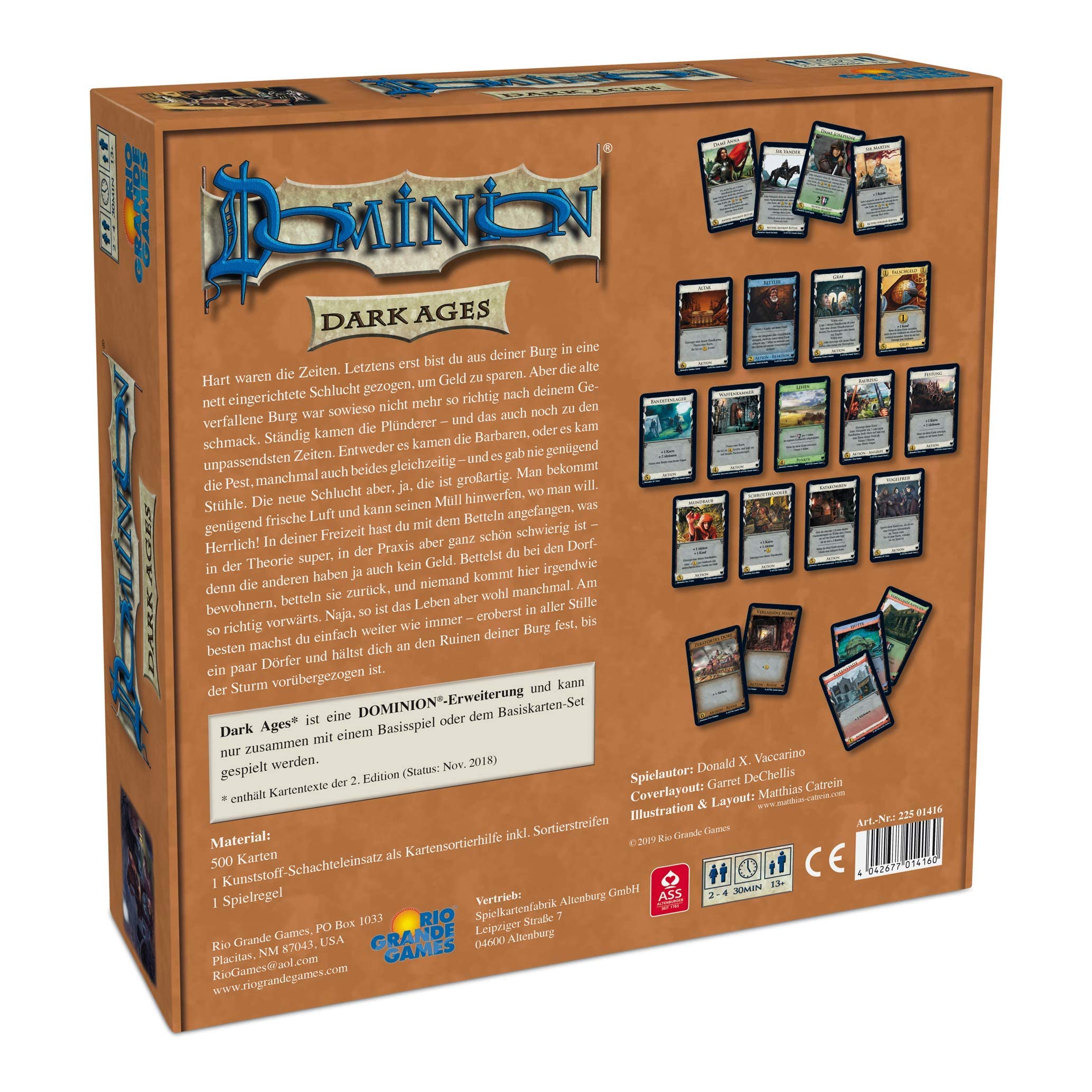 Rio Grande Games Dominion Dark Ages Card Game Expansion 5