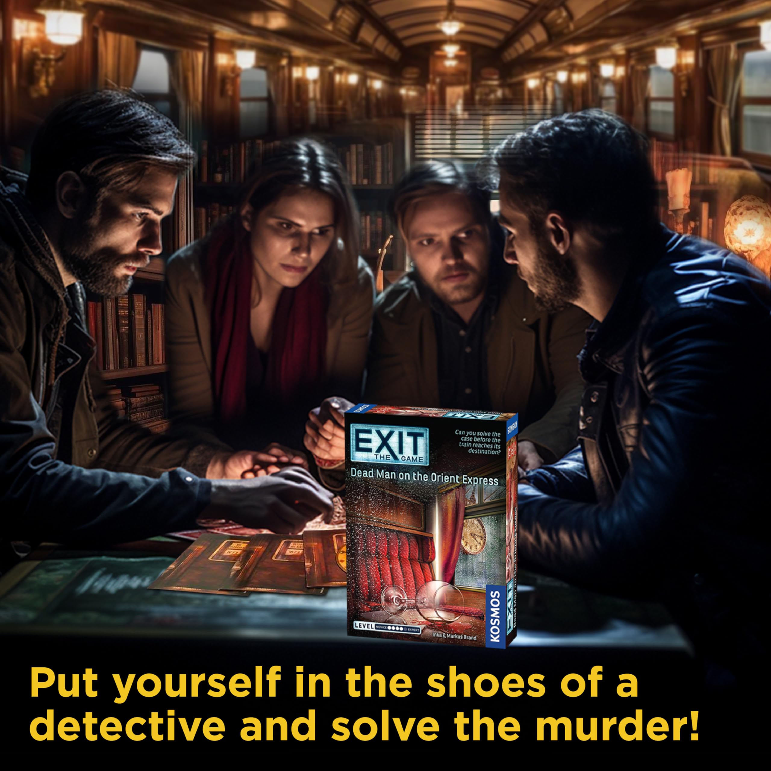 Thames & Kosmos EXIT: Dead Man on the Orient Express Board Game 3