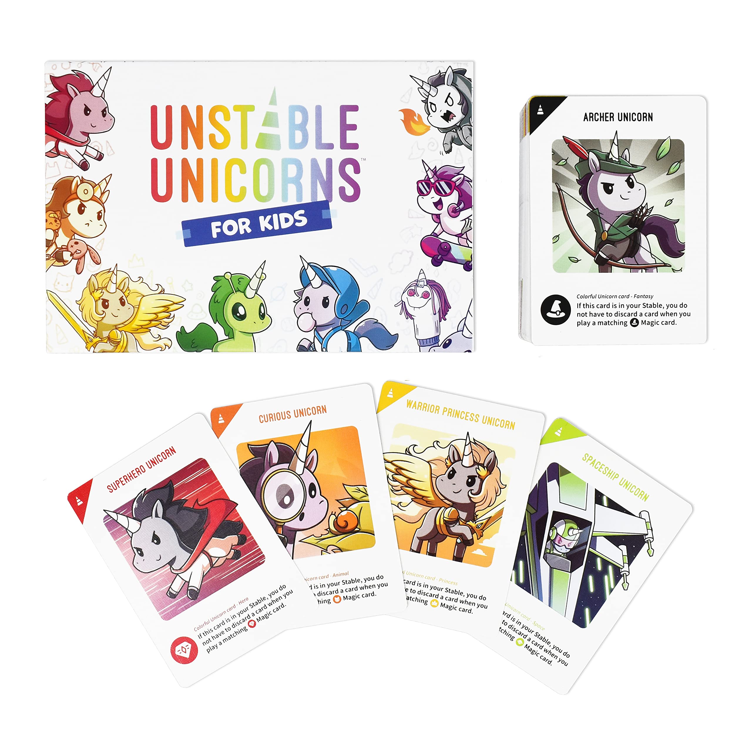 Unstable Games Unstable Unicorns Kids Edition Card Game