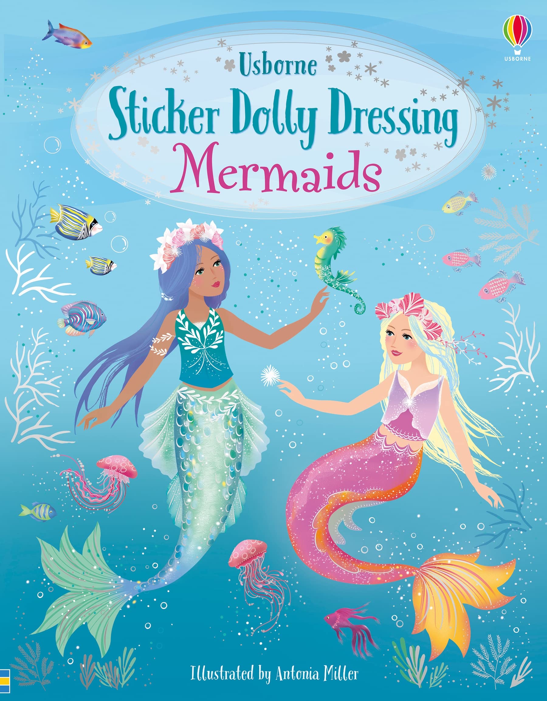 Usborne Sticker Dolly Dressing Mermaids Activity Book | Paperback | Ages 4-6