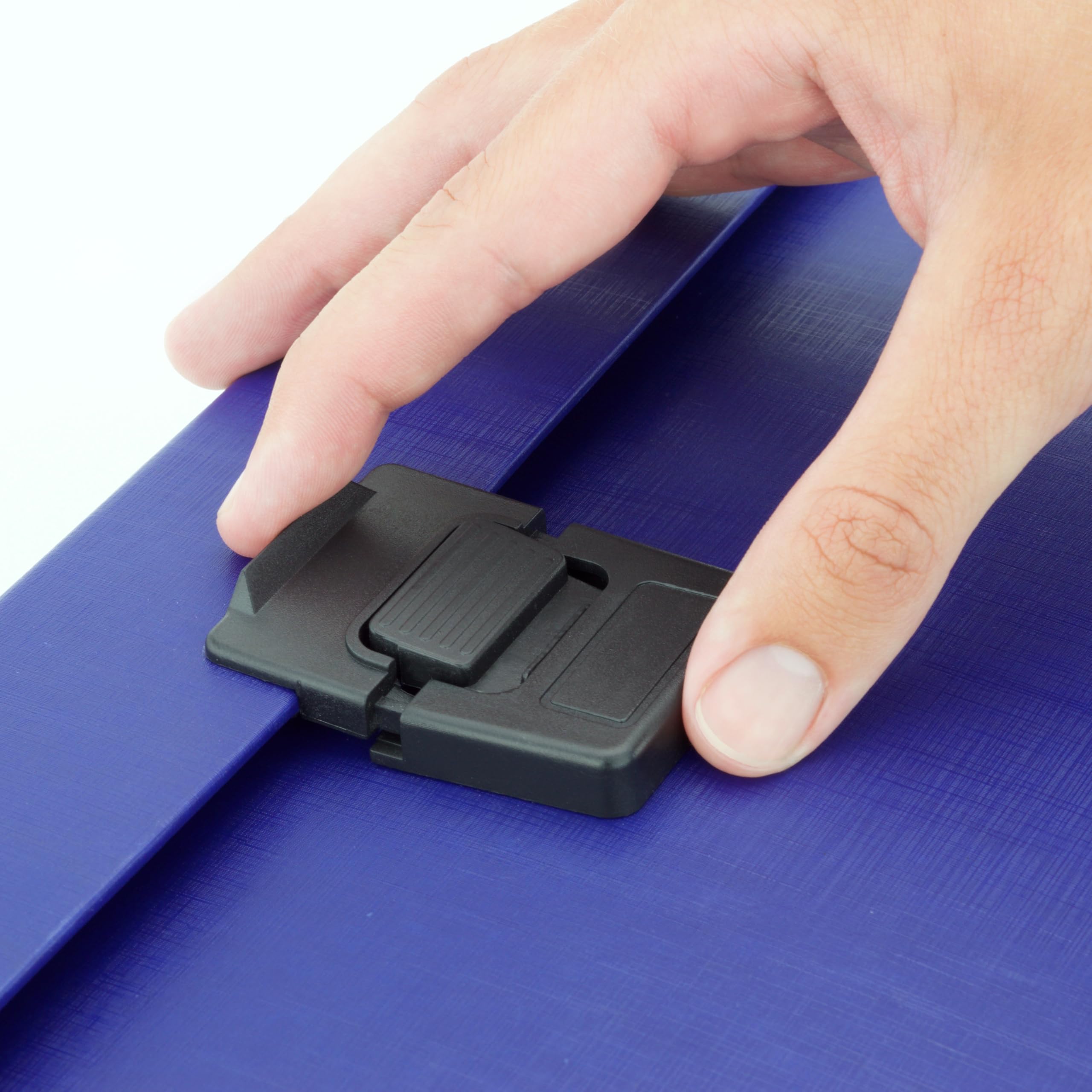 Rapesco 1553 Expanding Box File Document Organiser - 19 Pocket A4+ Blue Fibreboard