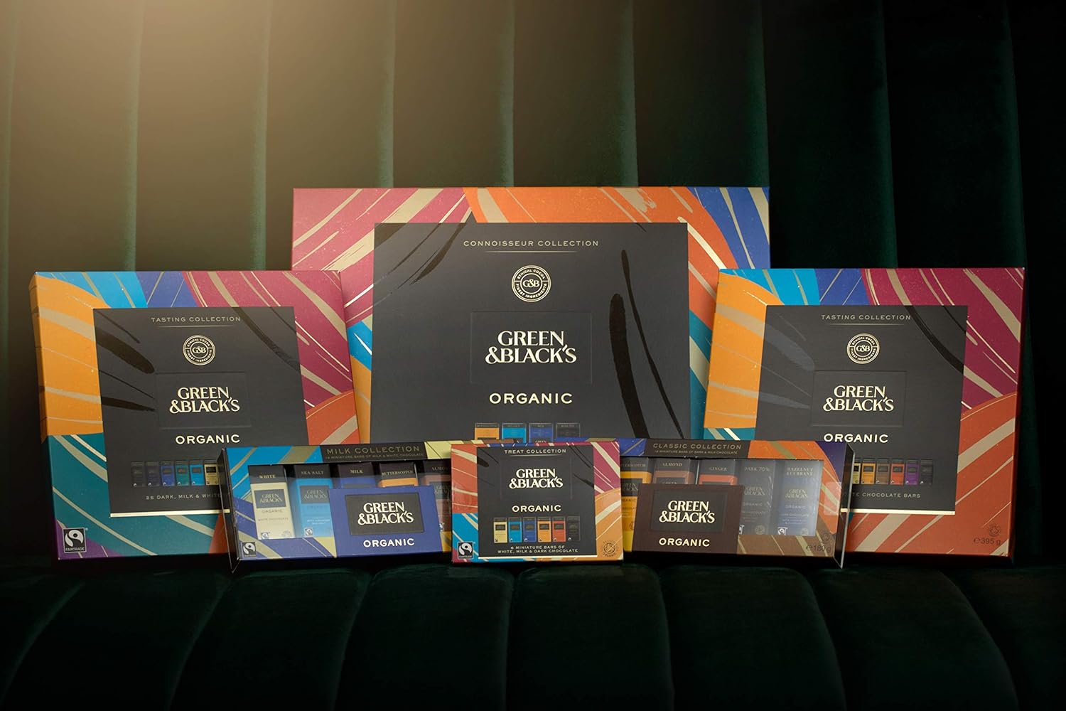 Green & Black's Organic Tasting Collection Chocolate Bars, 395g 11