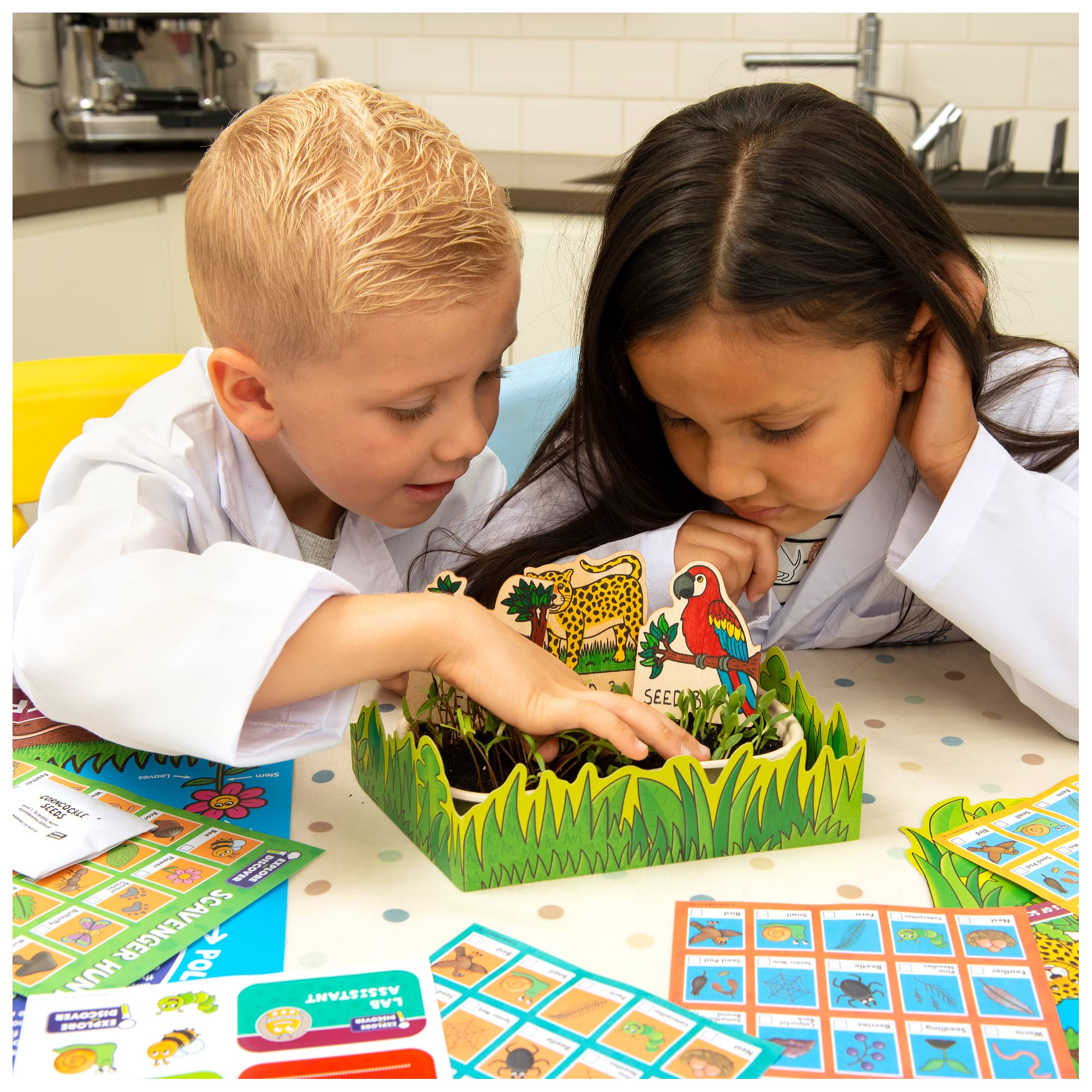 Galt Nature Lab Science Kit for Kids Ages 5+ | 4 Floral Experiments | STEM Learning 2