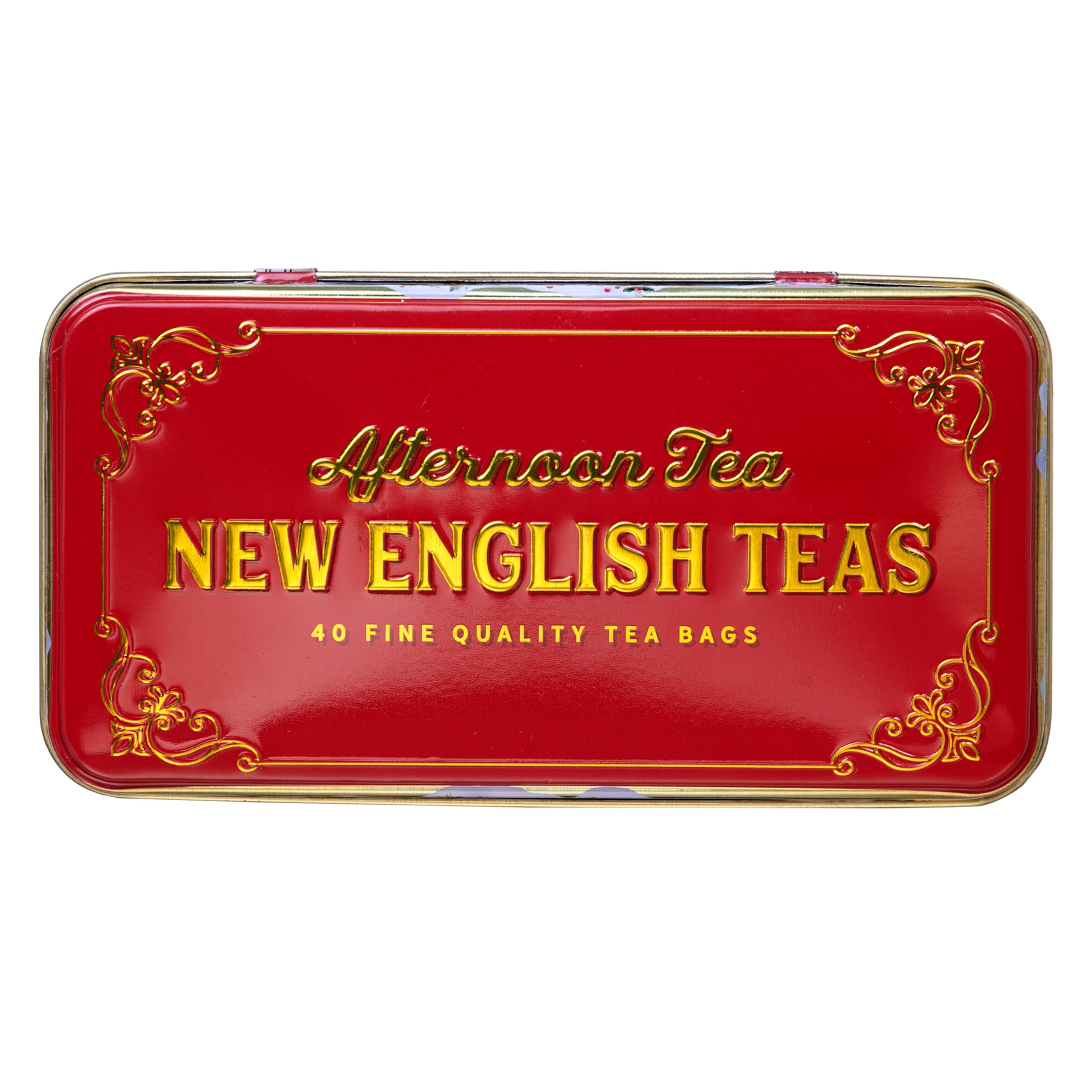 New English Teas Season's Greetings Christmas Tea Tin with 40 Afternoon Tea Bags 13