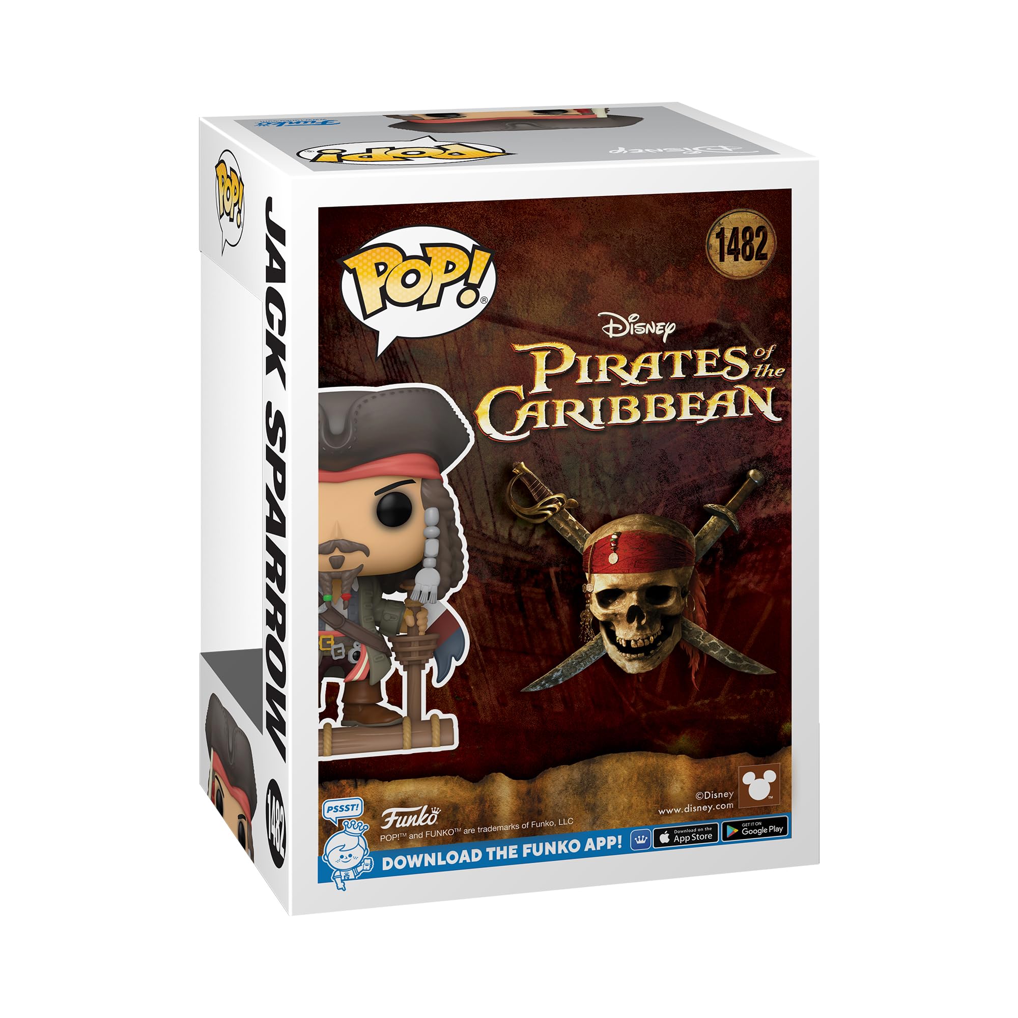 Funko Pop! Movies: Pirates of the Caribbean - Captain Jack Sparrow Vinyl Figure (81940) 7
