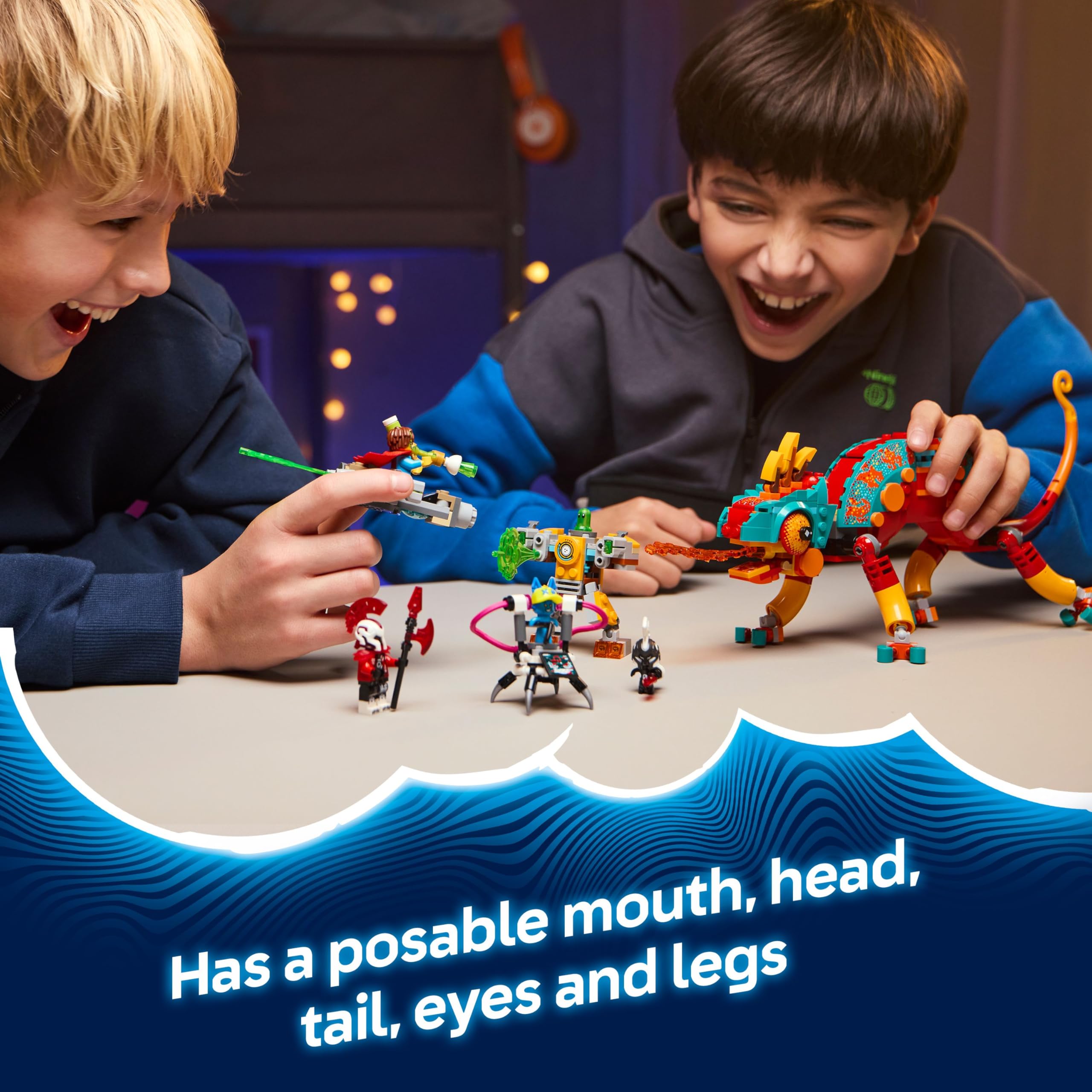 LEGO DREAMZzz Mateo's Fire Chameleon - 2-in-1 Transforming Animal Playset for Kids 7+ 4