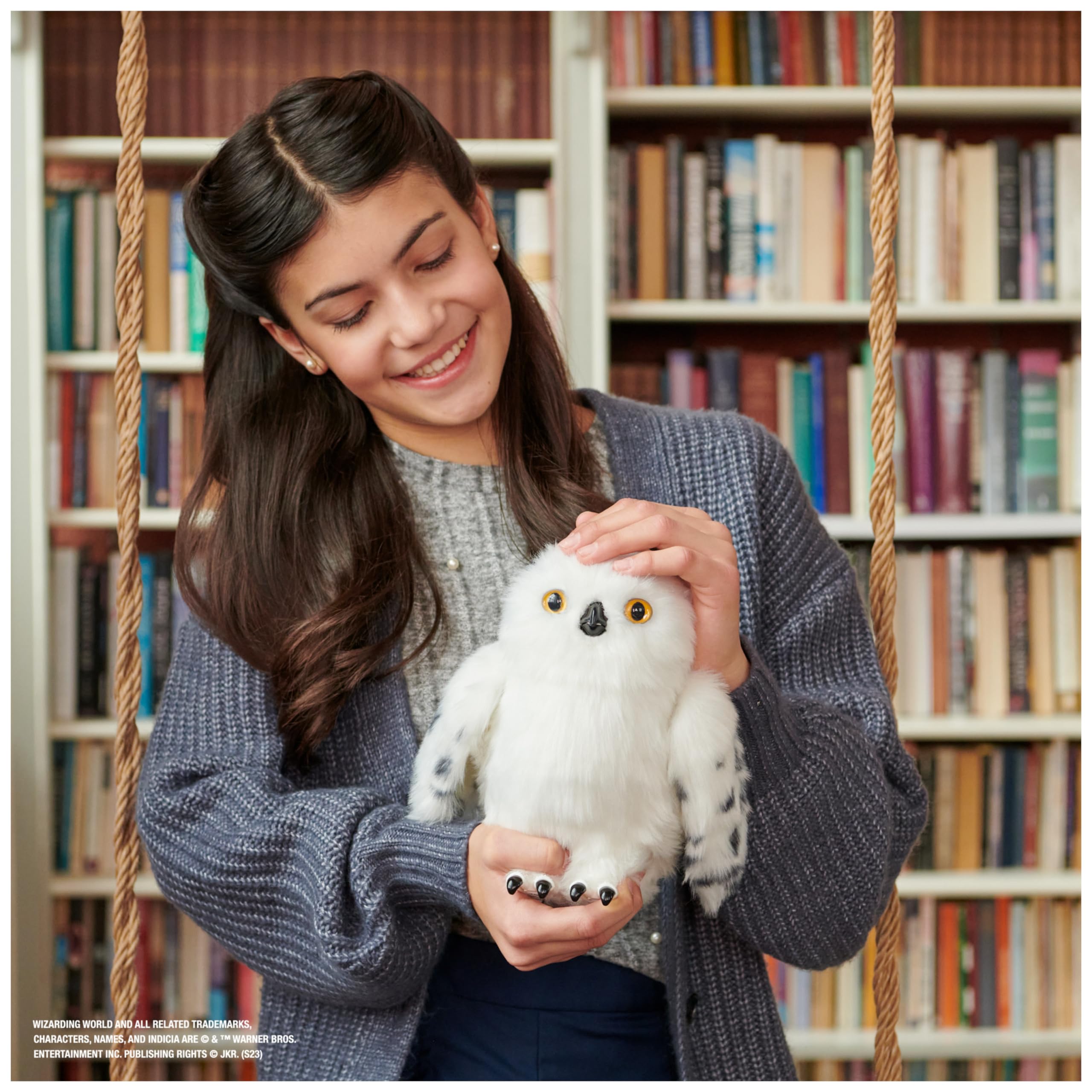 Enchanting Hedwig Interactive Harry Potter Owl - 9-inch Plush with Sounds & Movements 8