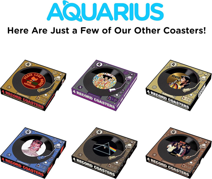 AQUARIUS - Pink Floyd Vinyl Coaster Set Home Decor