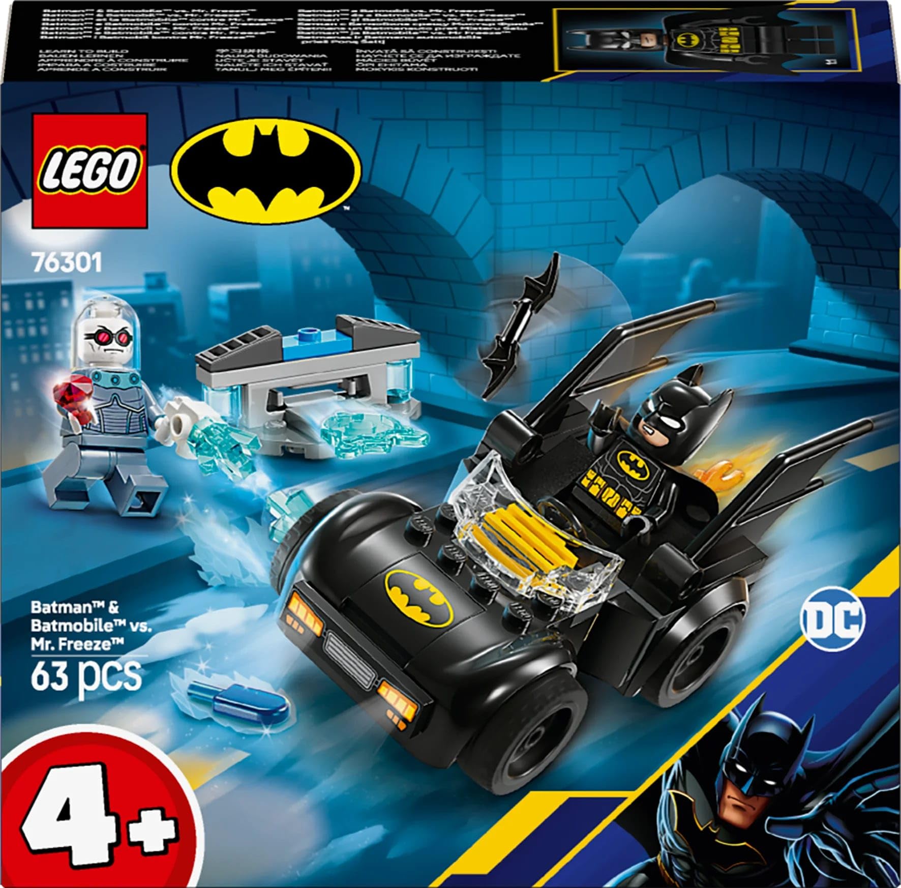 LEGO DC Batman & Batmobile vs. Mr. Freeze 76301 - Super Hero Building Set for Kids 4+ 11
