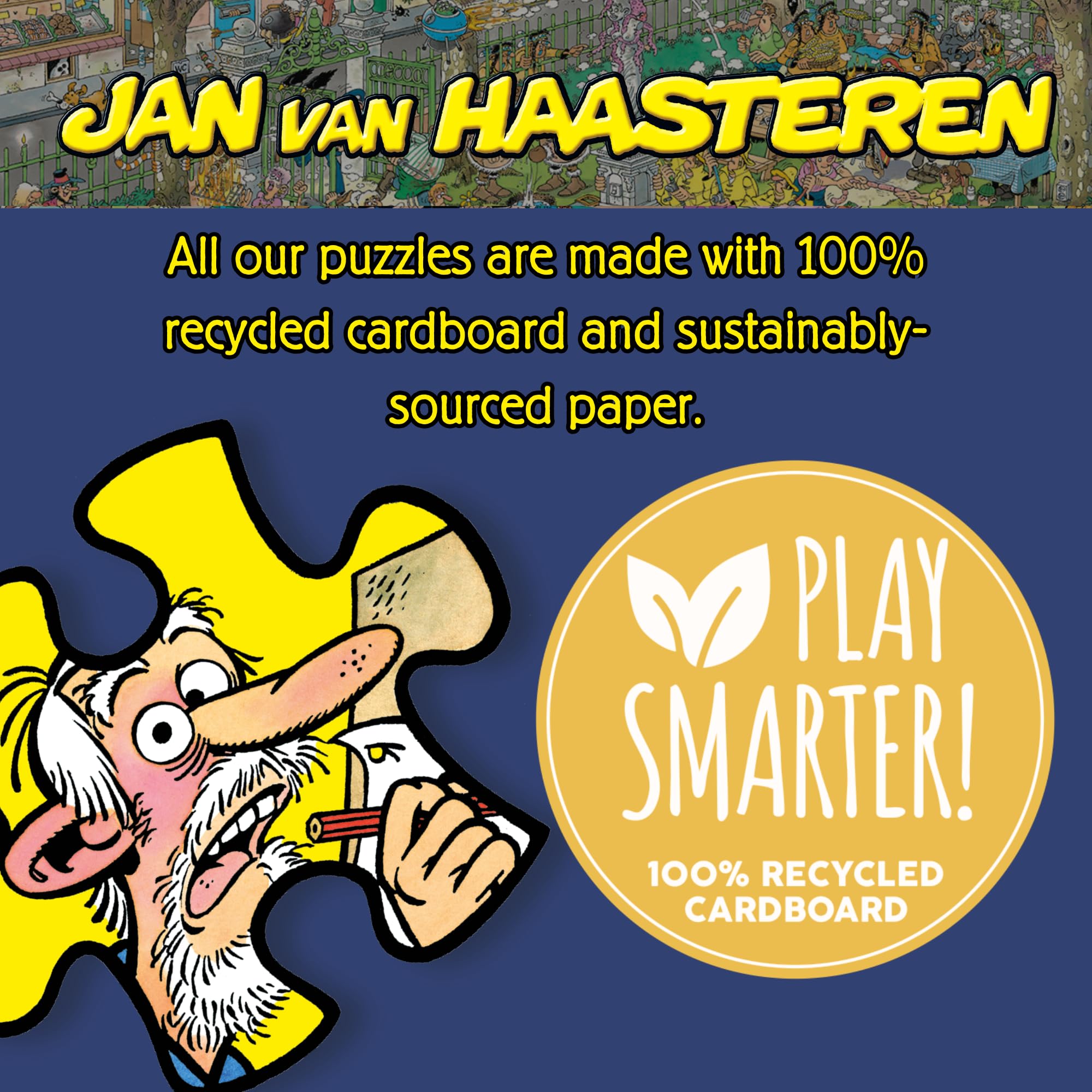 Jan Van Haasteren BBQ Party! - 1000 Piece Adults Puzzle - Large 1000 Pc Jig