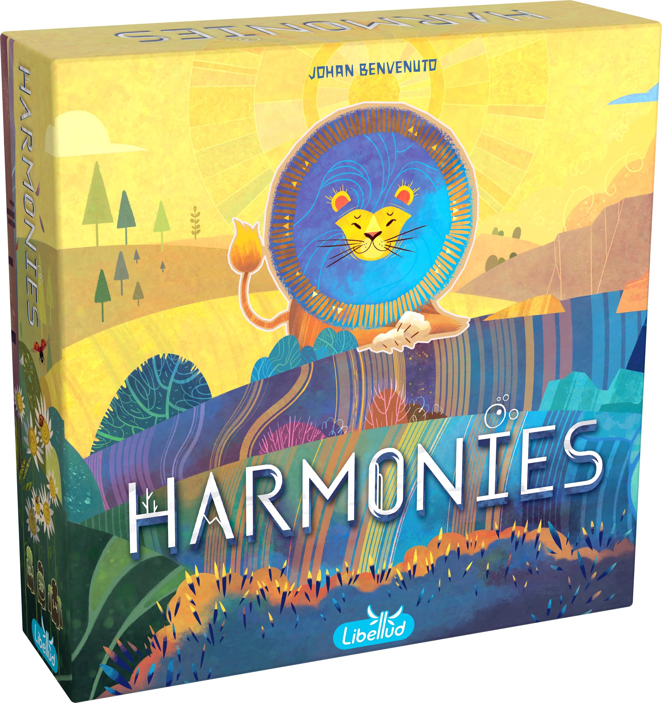Asmodee Harmonies Board Game - Strategic Tile Placement & 3D Landscape Creation | 1-4 Players | 30 Min