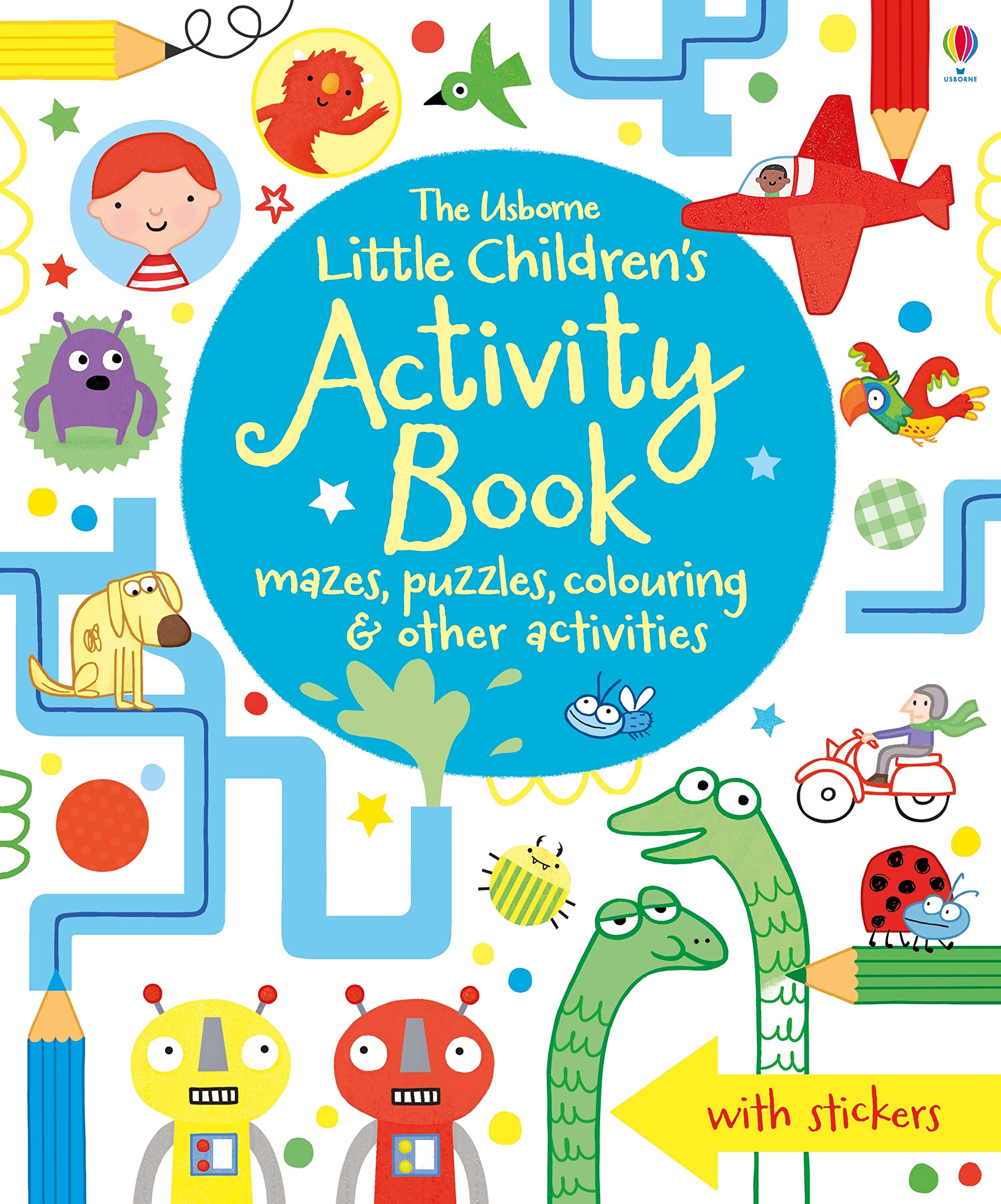 Usborne Little Children's Activity Book: Mazes, Puzzles and Colouring | Paperback 1