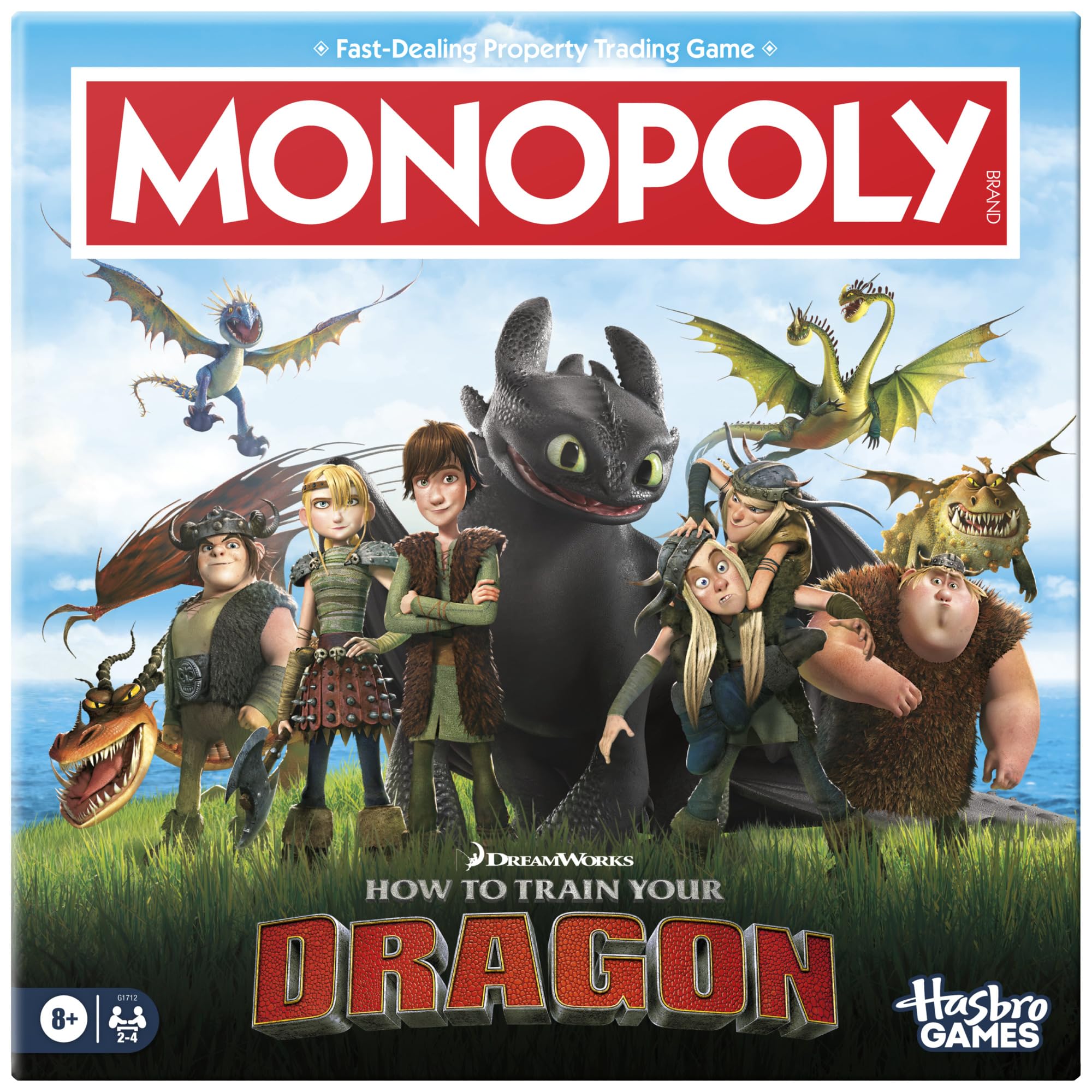 Monopoly DreamWorks How to Train Your Dragon Edition Board Game
