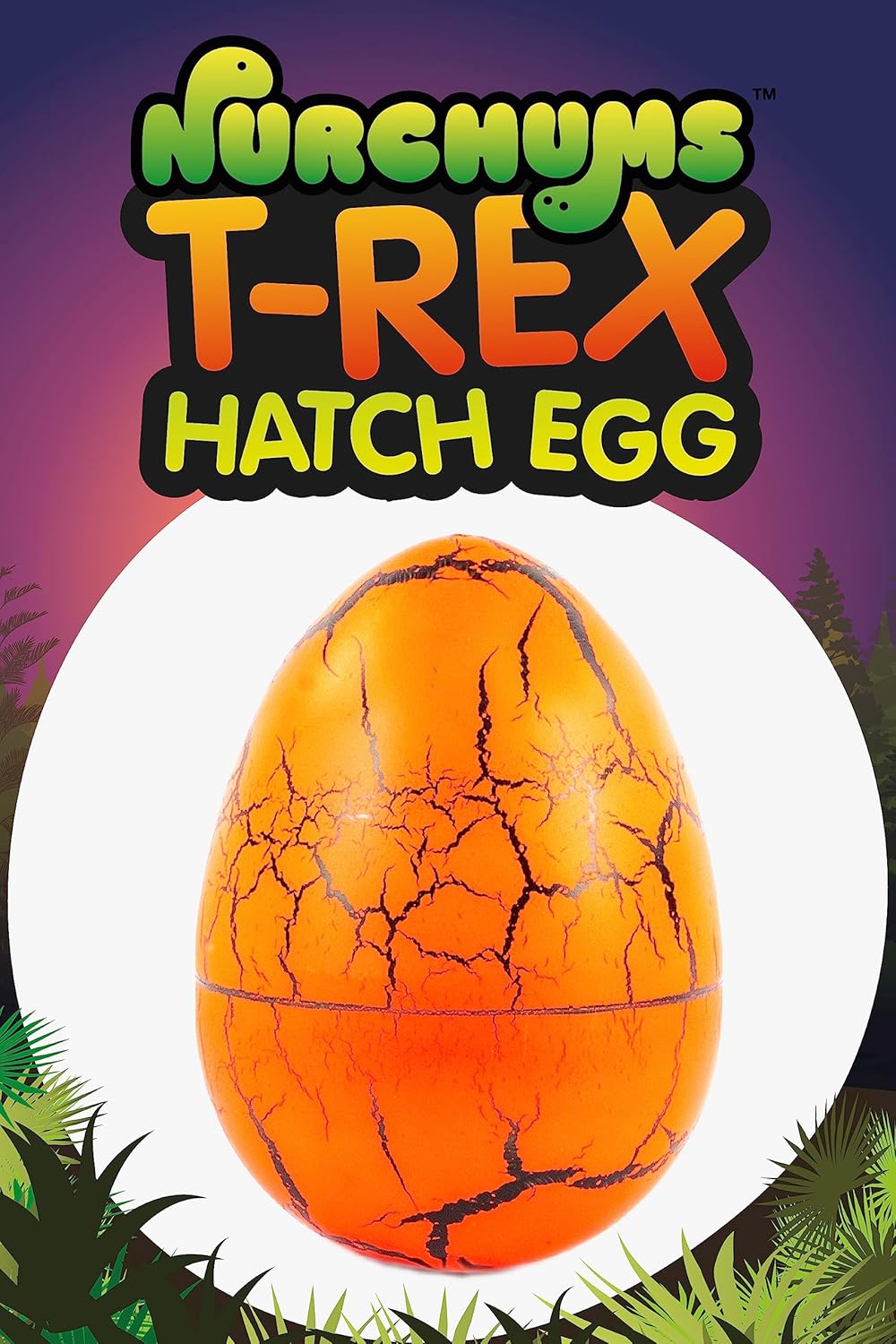 Keycraft Nurchums Large T-Rex Hatching Egg - Grow & Hatch Dinosaur Toy for Kids