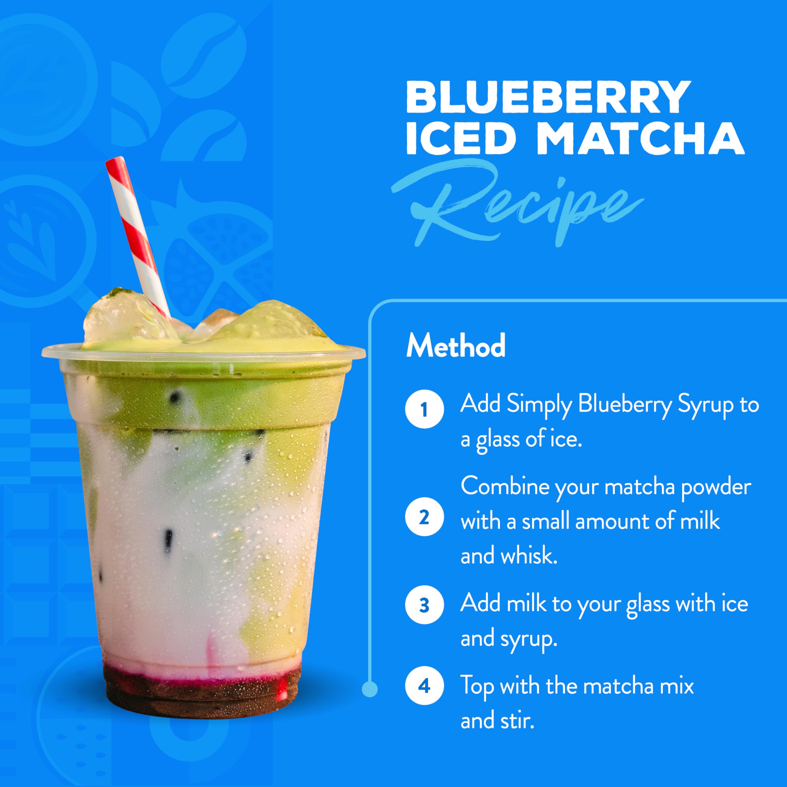 Simply - Blueberry Syrup Vegan & Nut Free Flavoured Syrup for Coffee, Cocktails & Beverages 8