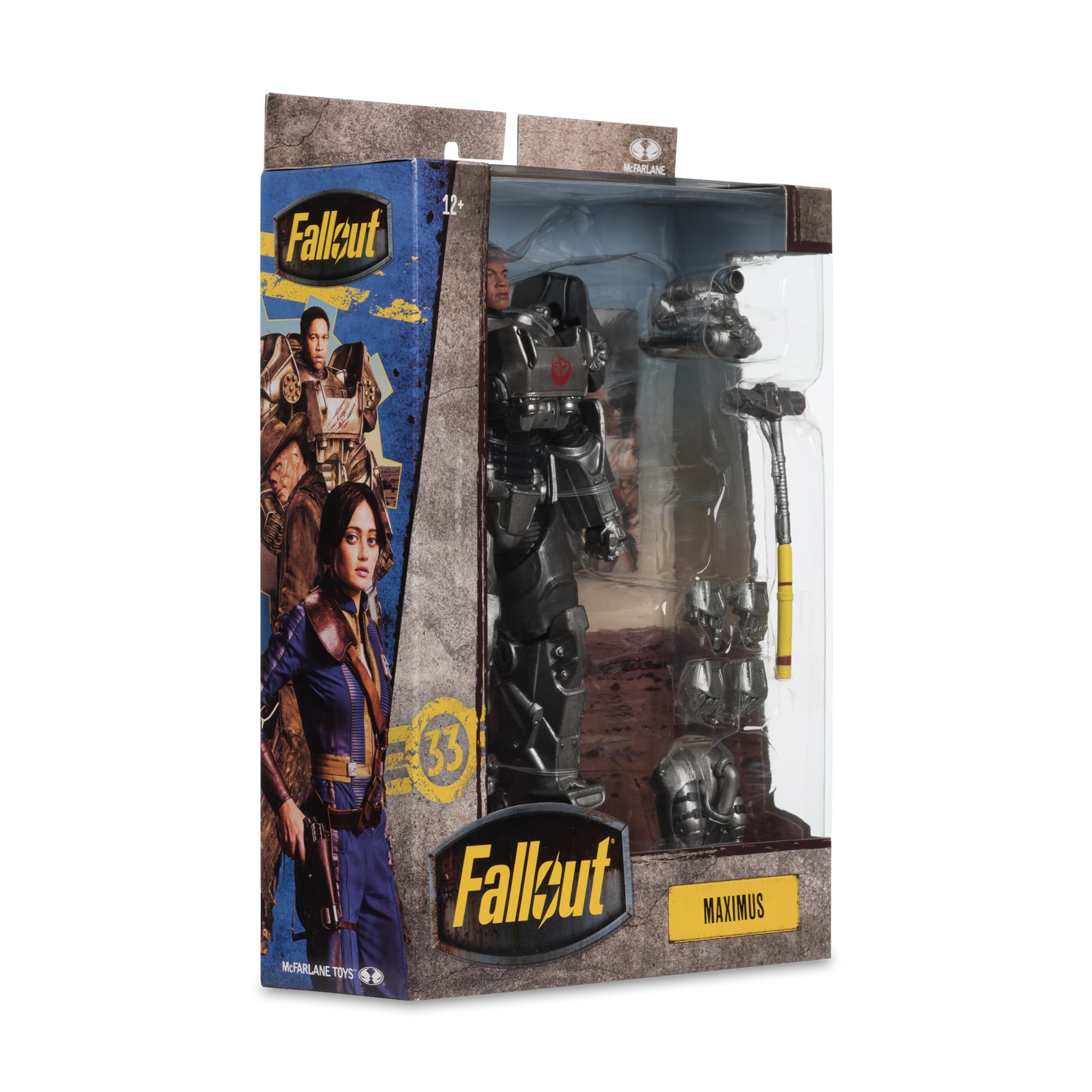 McFarlane Fallout Maximus 7in Deluxe Action Figure - Ultra Articulated Collectible with Accessories 16