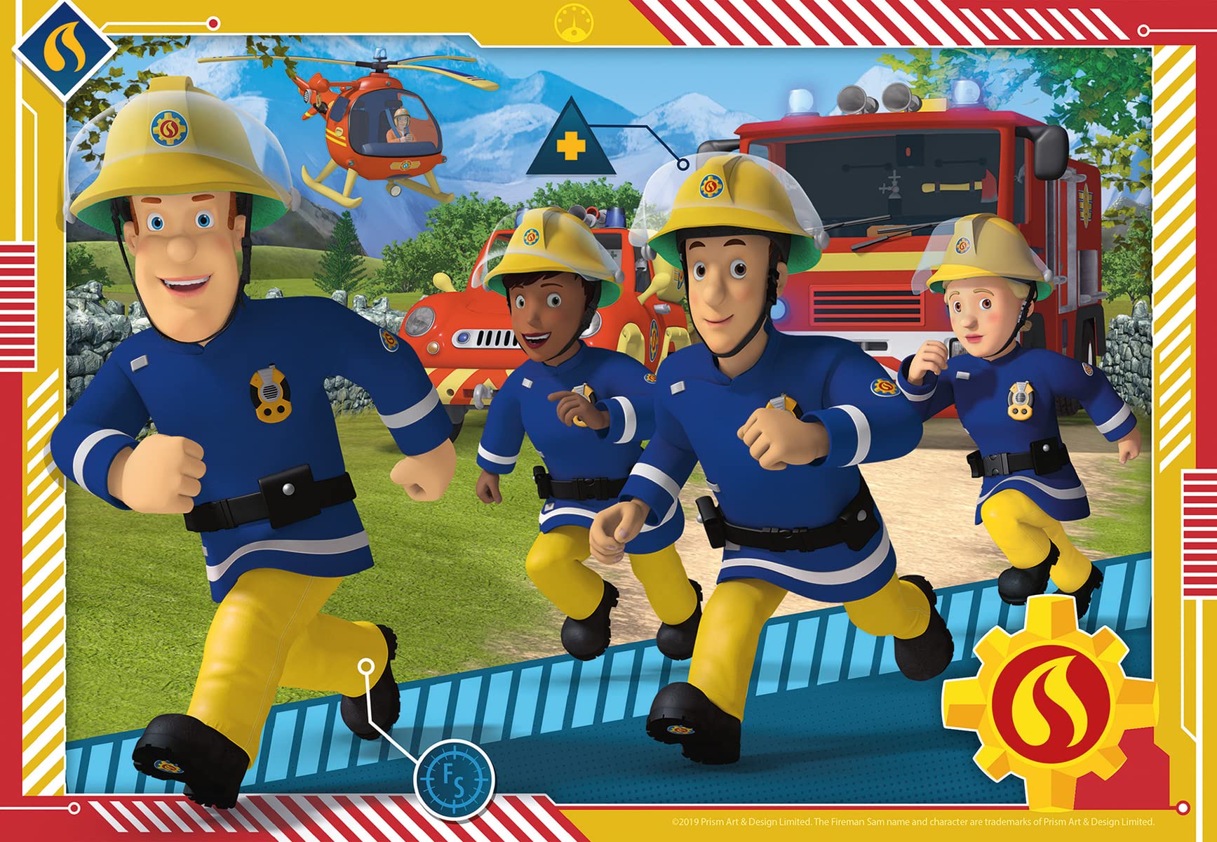 Ravensburger Fireman Sam 2x24 Piece Jigsaw Puzzles for Kids 4 Years Up 6