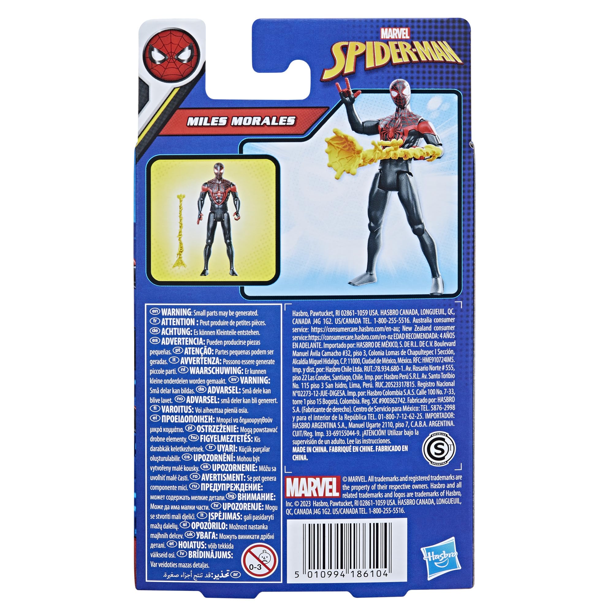 Marvel Spider-Man Epic Hero Series Miles Morales 10-cm Action Figure - Poseable Super Hero with Accessory, Ages 4+ 5