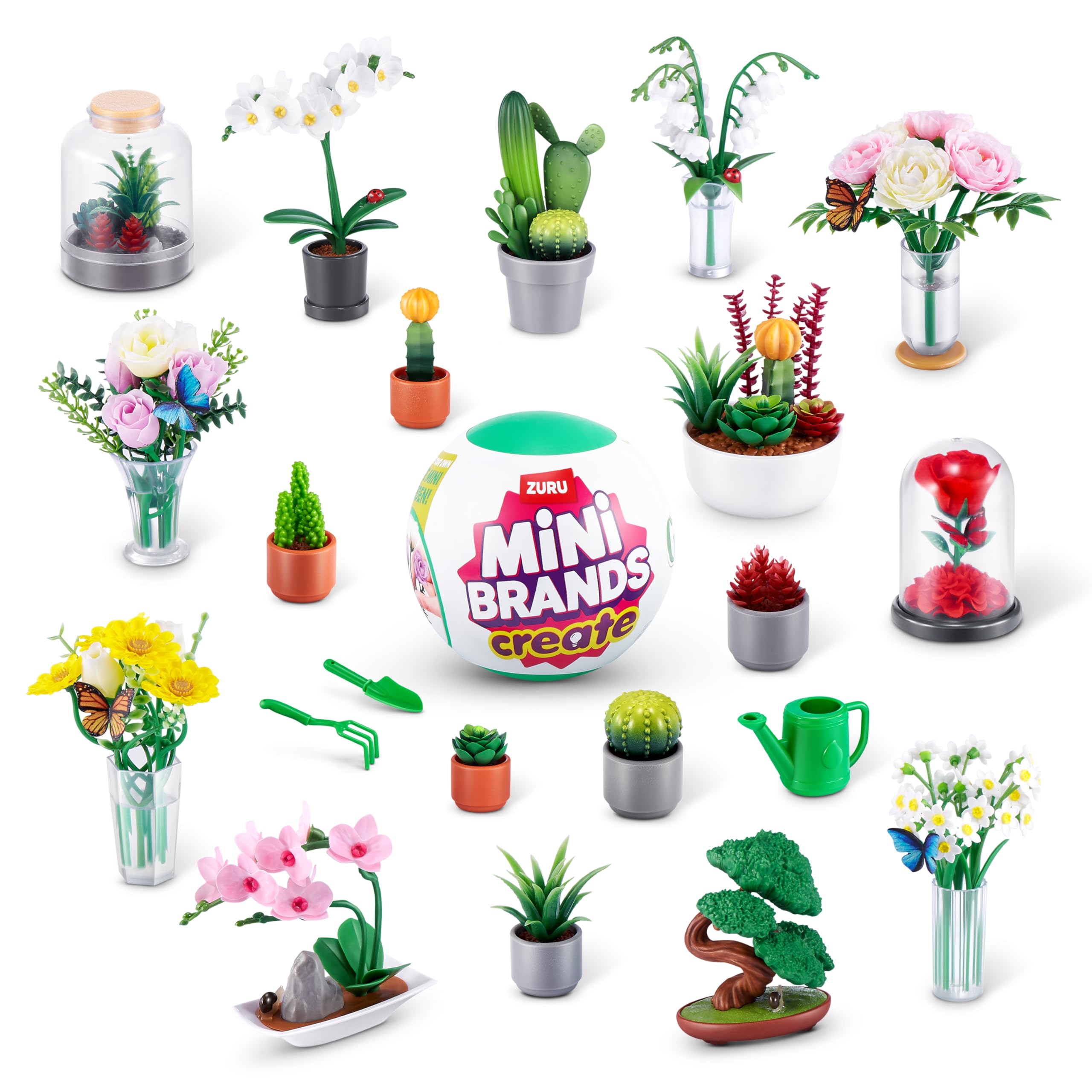 Mini Brands Create Garden, Series 1 - Buildable Collectible Miniature Garden Playset 8