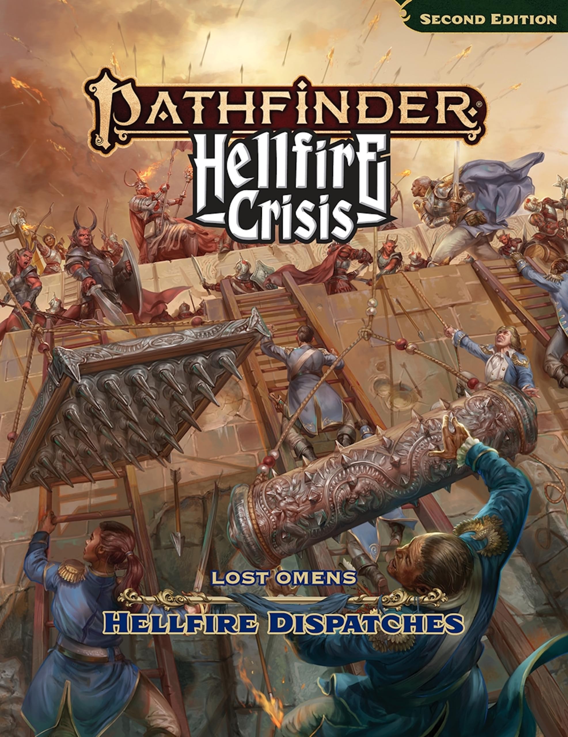 Paizo Pathfinder Lost Omens Hellfire Dispatches | Pathfinder Second Edition (PF2E) Sourcebook