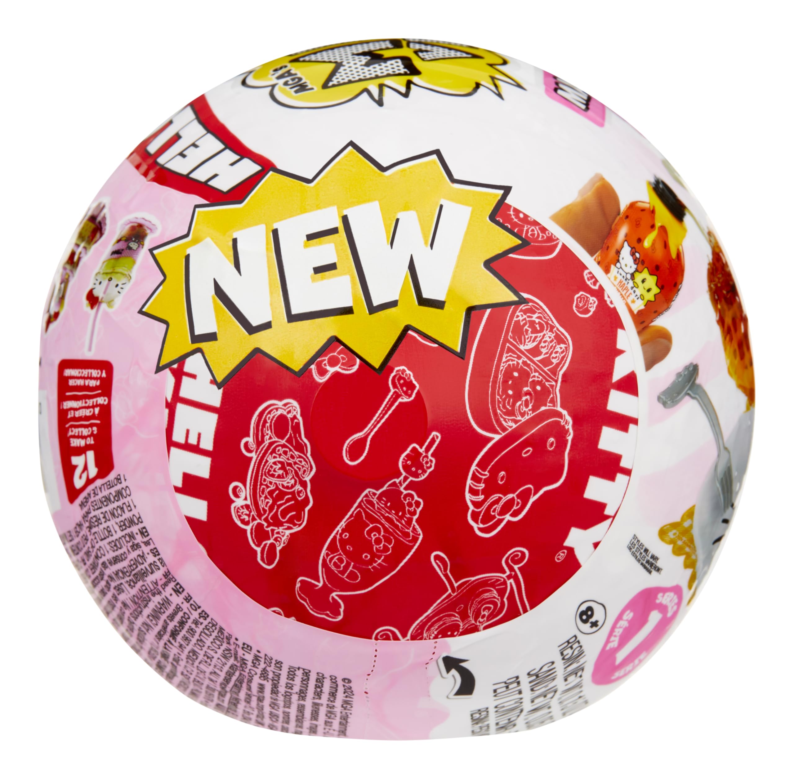 MGA's Miniverse Make It Mini Food Hello Kitty Collectibles - DIY Craft Resin Play Set, 8+ 9