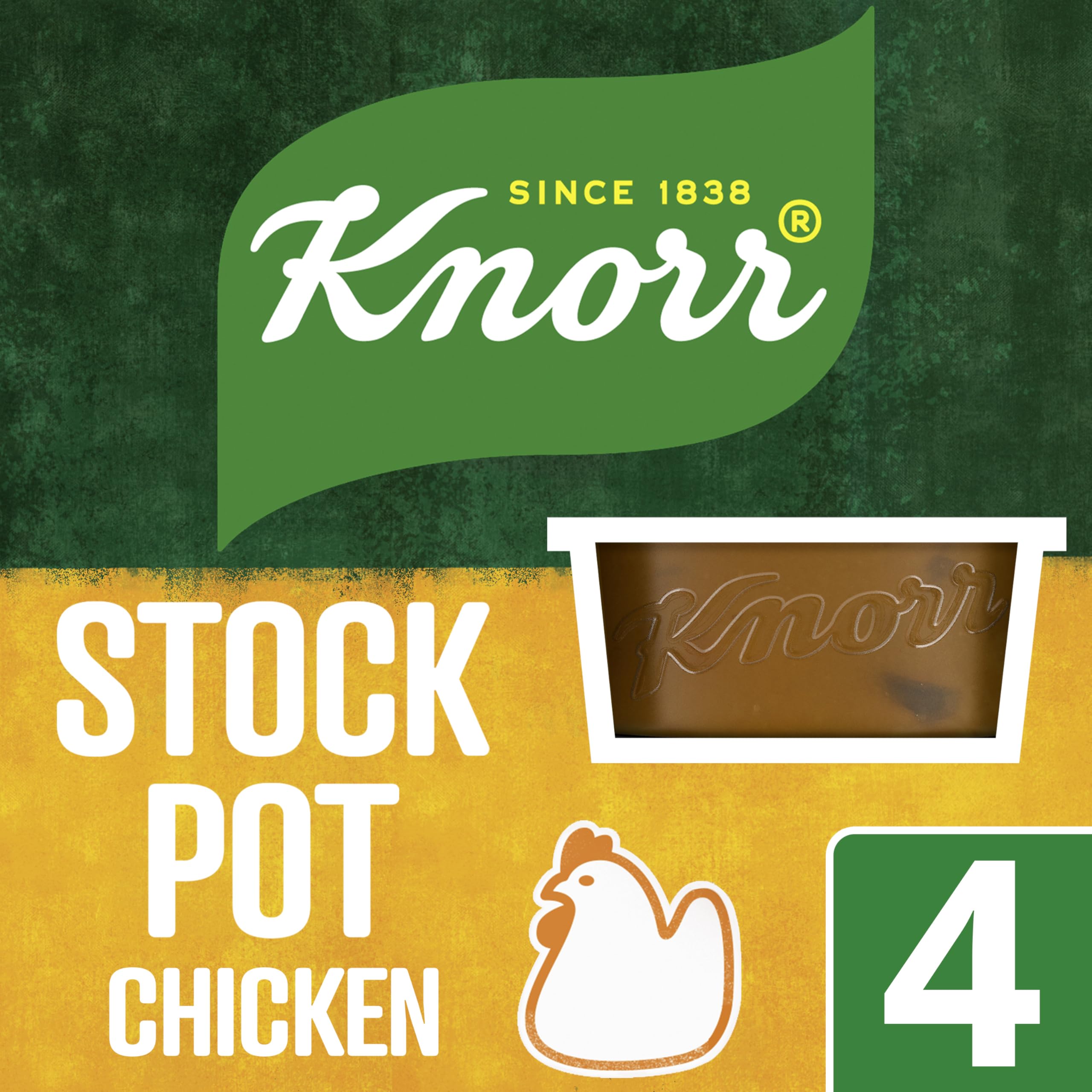 Knorr Chicken Stock Pots Gluten-Free - Rich Chicken Flavour for Soups, Sauces & Stews 10