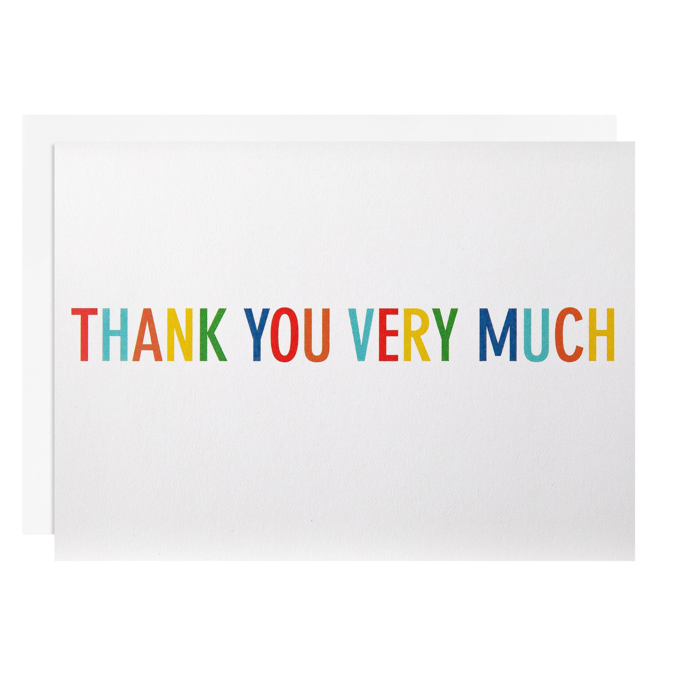 Hallmark Thank You Cards Multipack - 48 Cards, 4 Designs, Blank Inside | FSC Certified