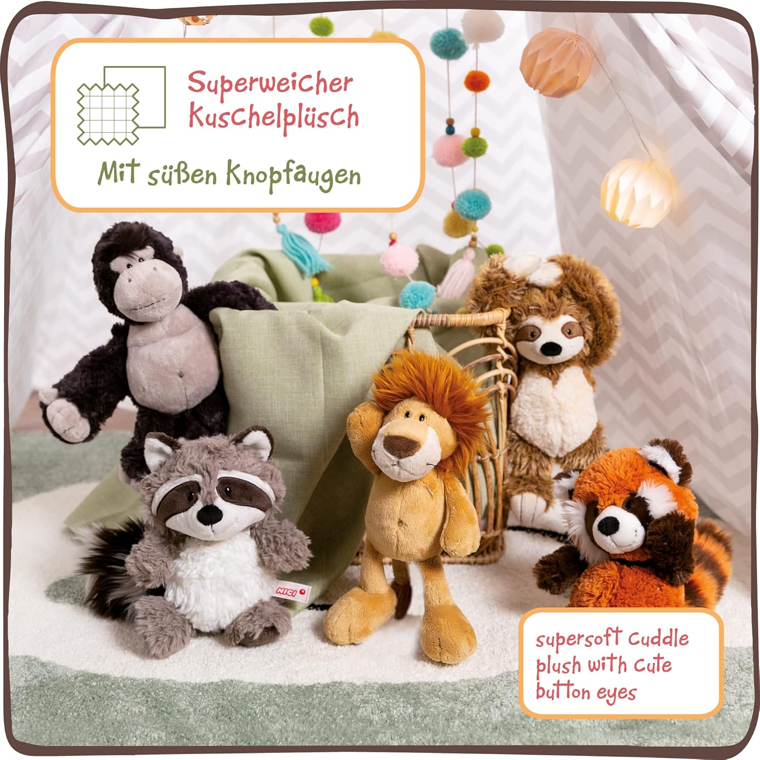 NICI 48391 Soft 25 cm Plush Koala Stuffed Animal – Cuddly Toy for Babies & Kids 6